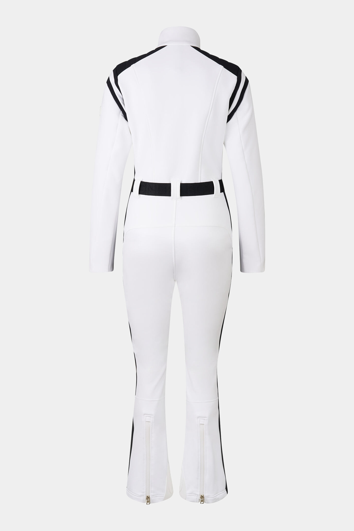 Janny softshell ski overall White/black