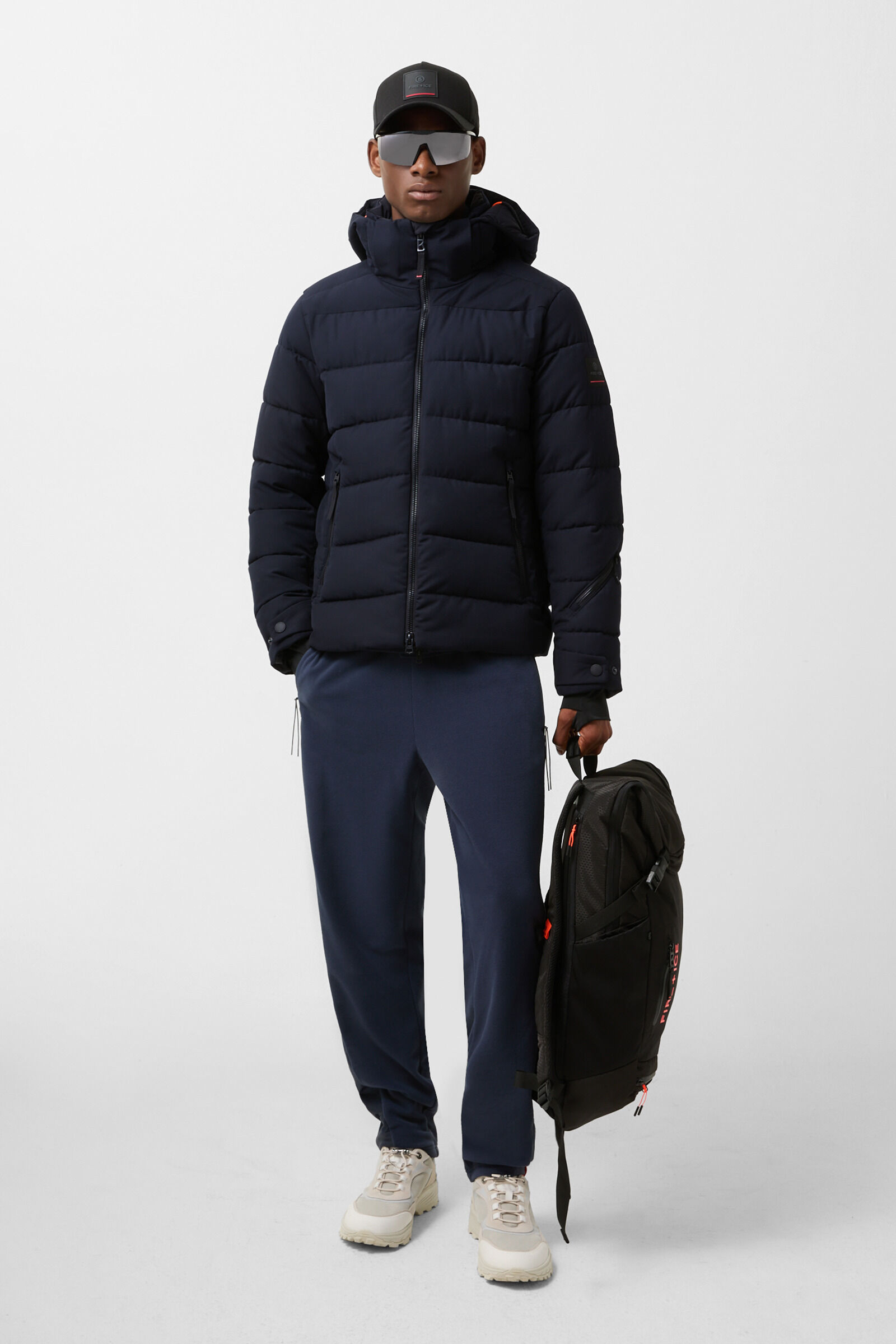 Luka quilted jacket Navy blue