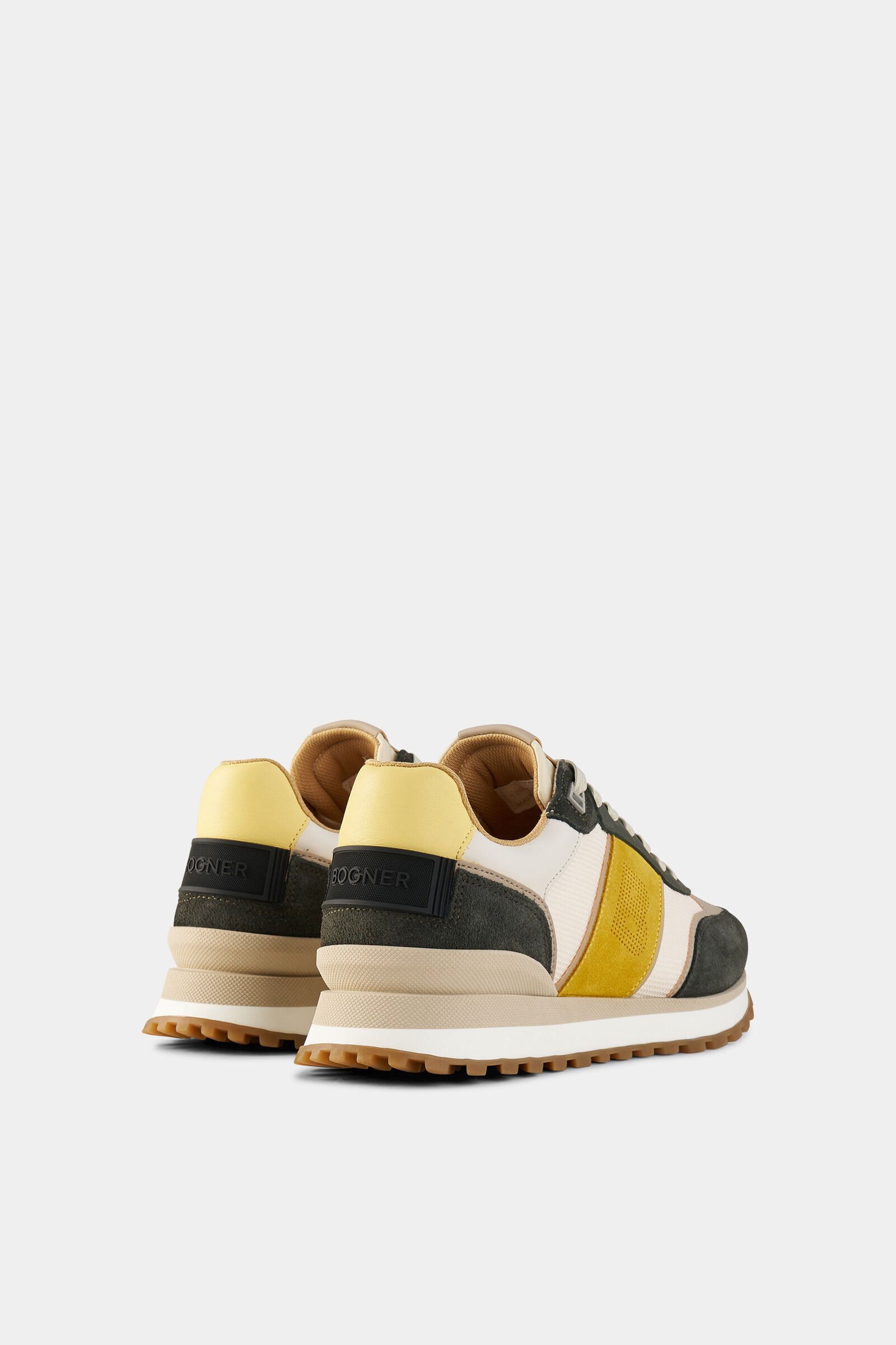 Sneaker Newport Dark green/yellow/white