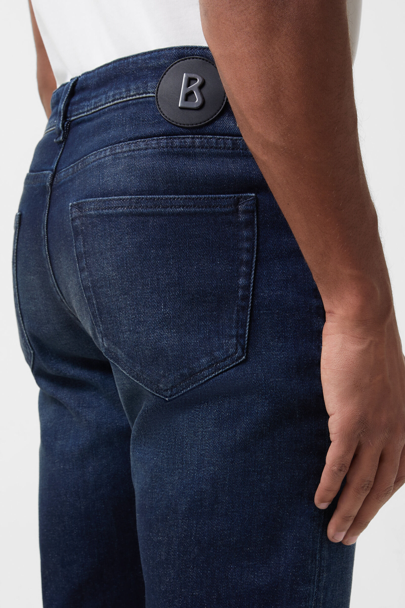 Tapered fit jeans Brian Dark Denim Blue