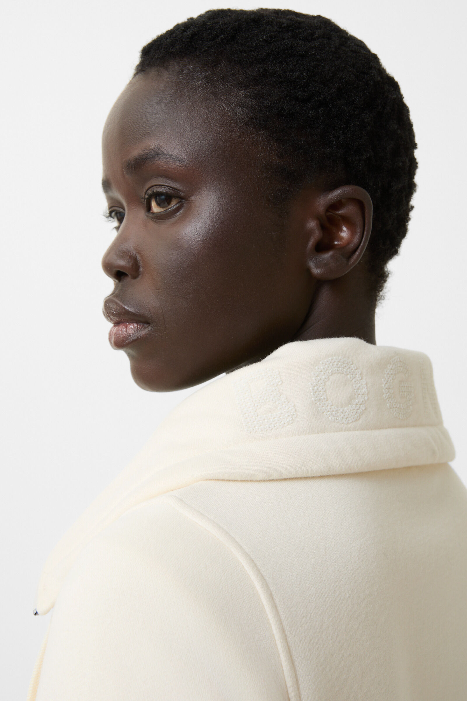 Carlita jersey jacket Cream