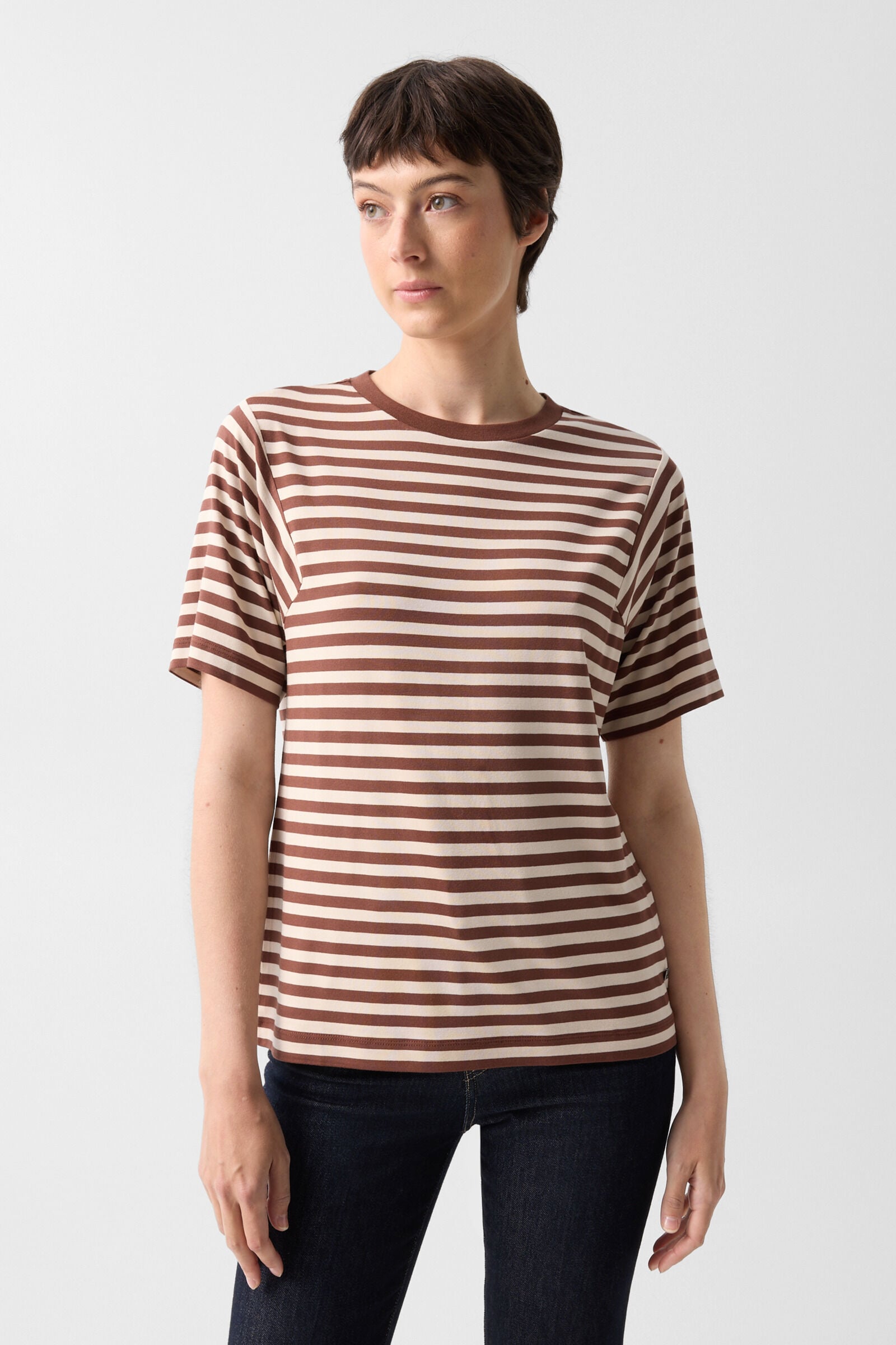 T-shirt Raya Brown/sand