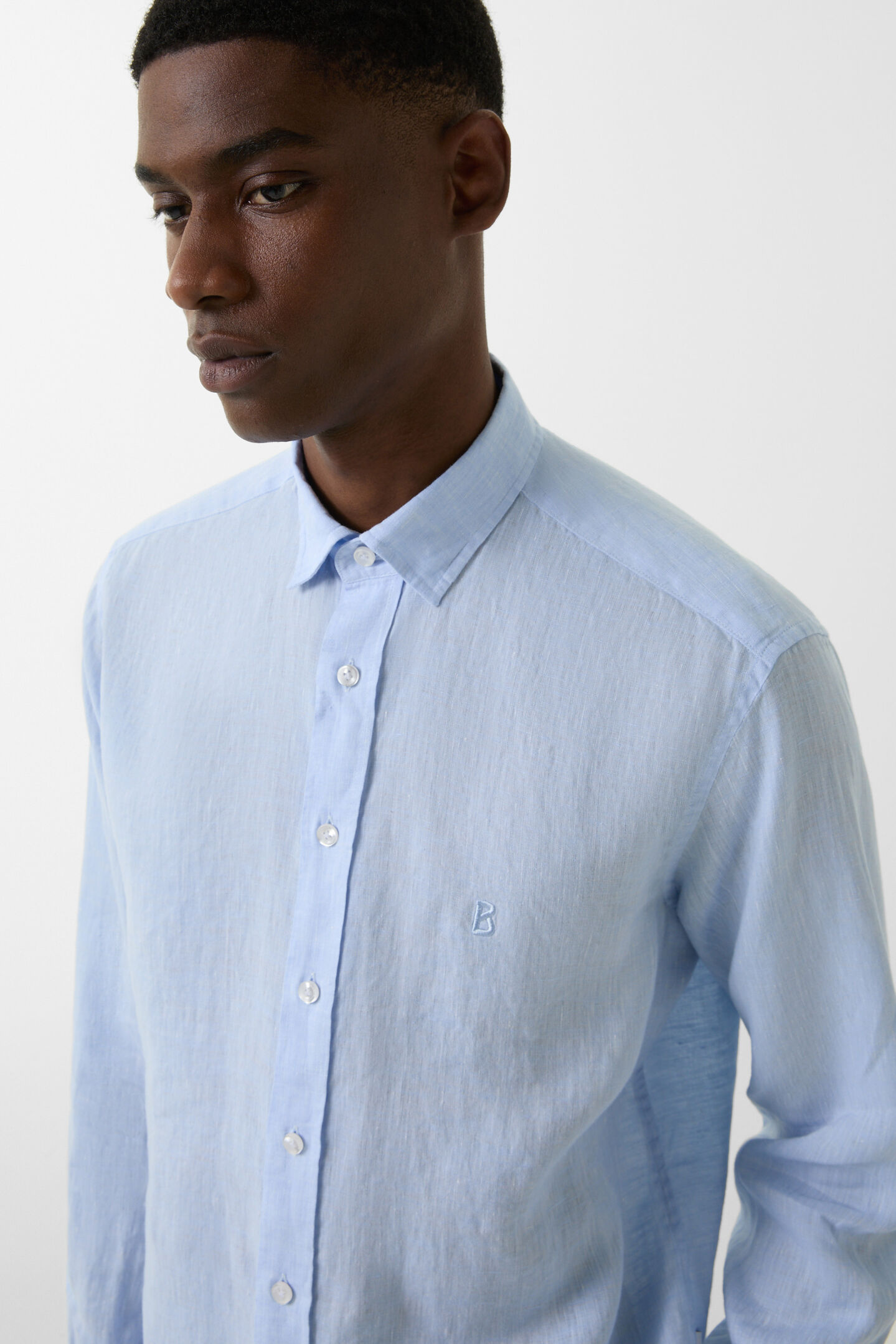 Timi linen shirt Light blue