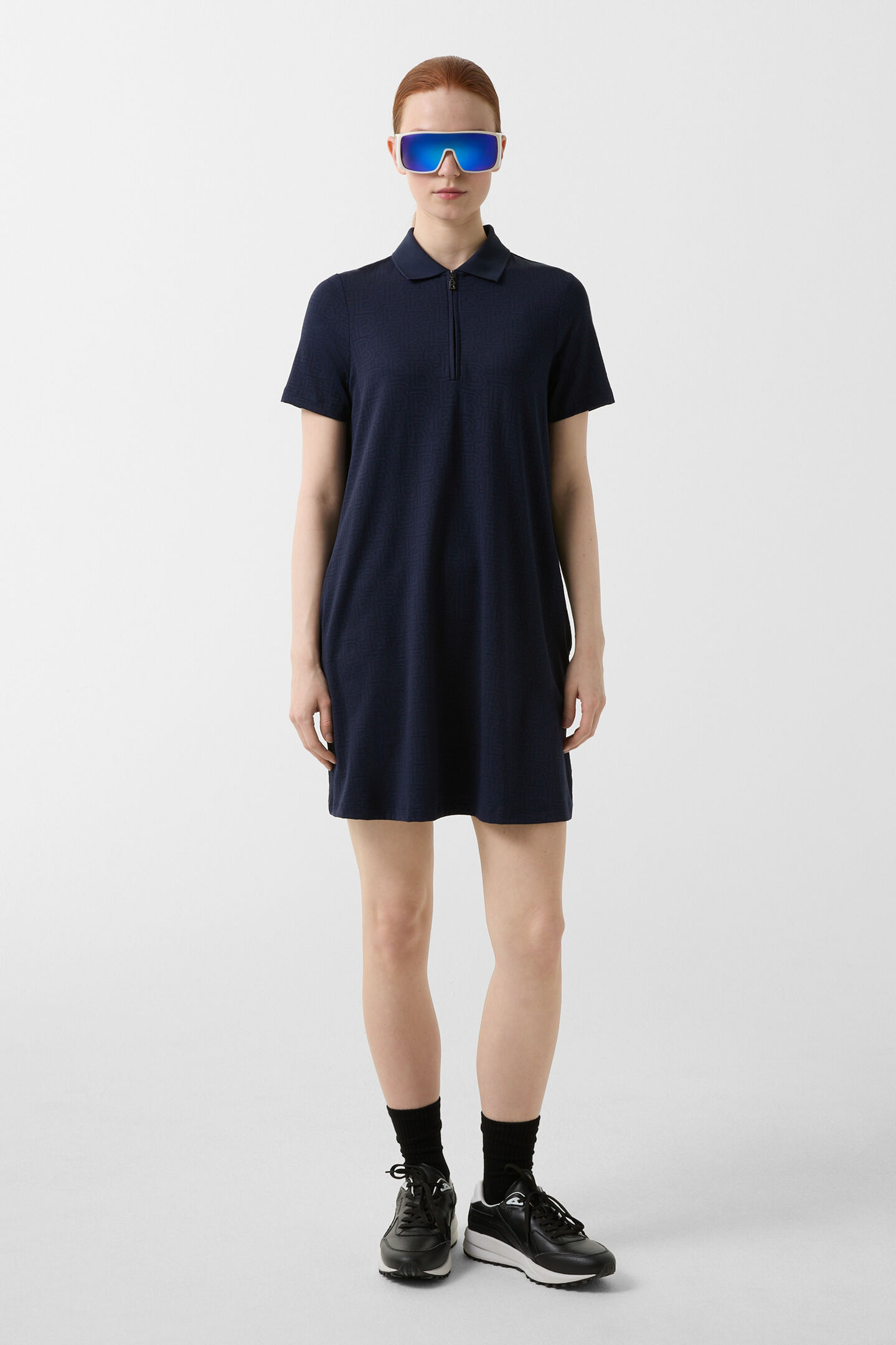 Polo-Kleid Katja Navy-Blau