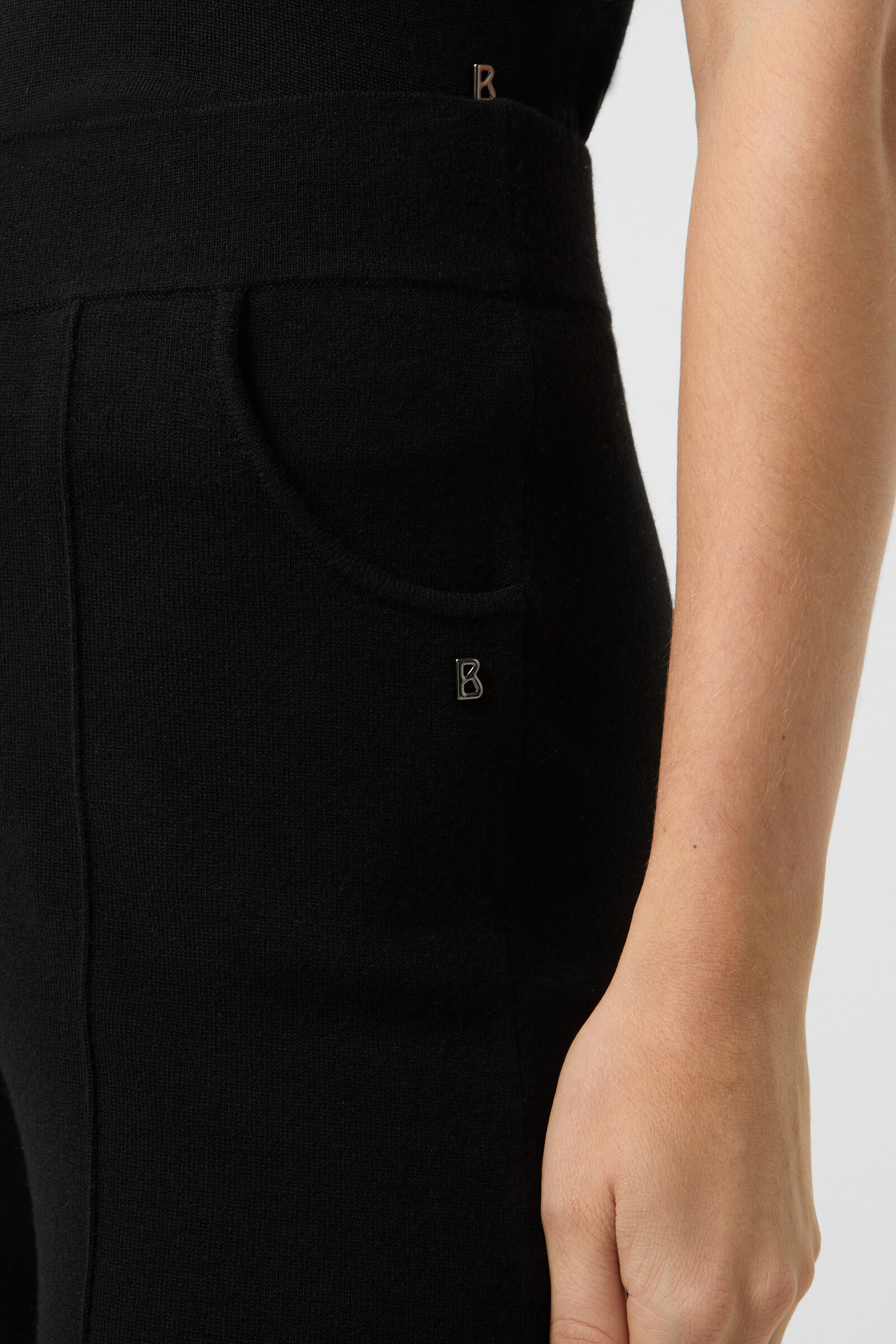 Strick-Hose Dasha Schwarz