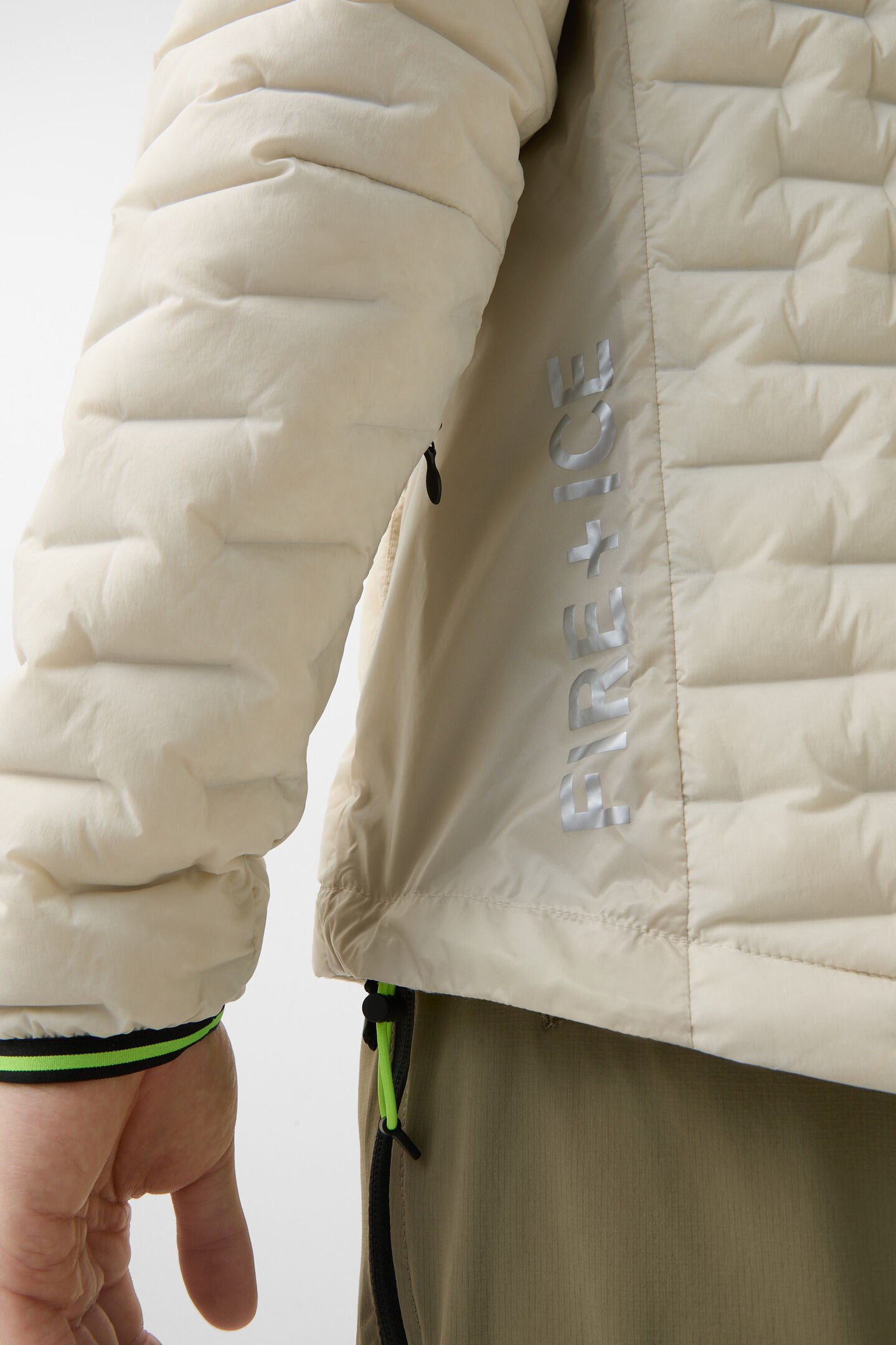 Lightweight down jacket grey Sand
