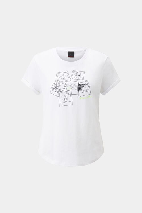 T-Shirt Debra Weiß/Schwarz