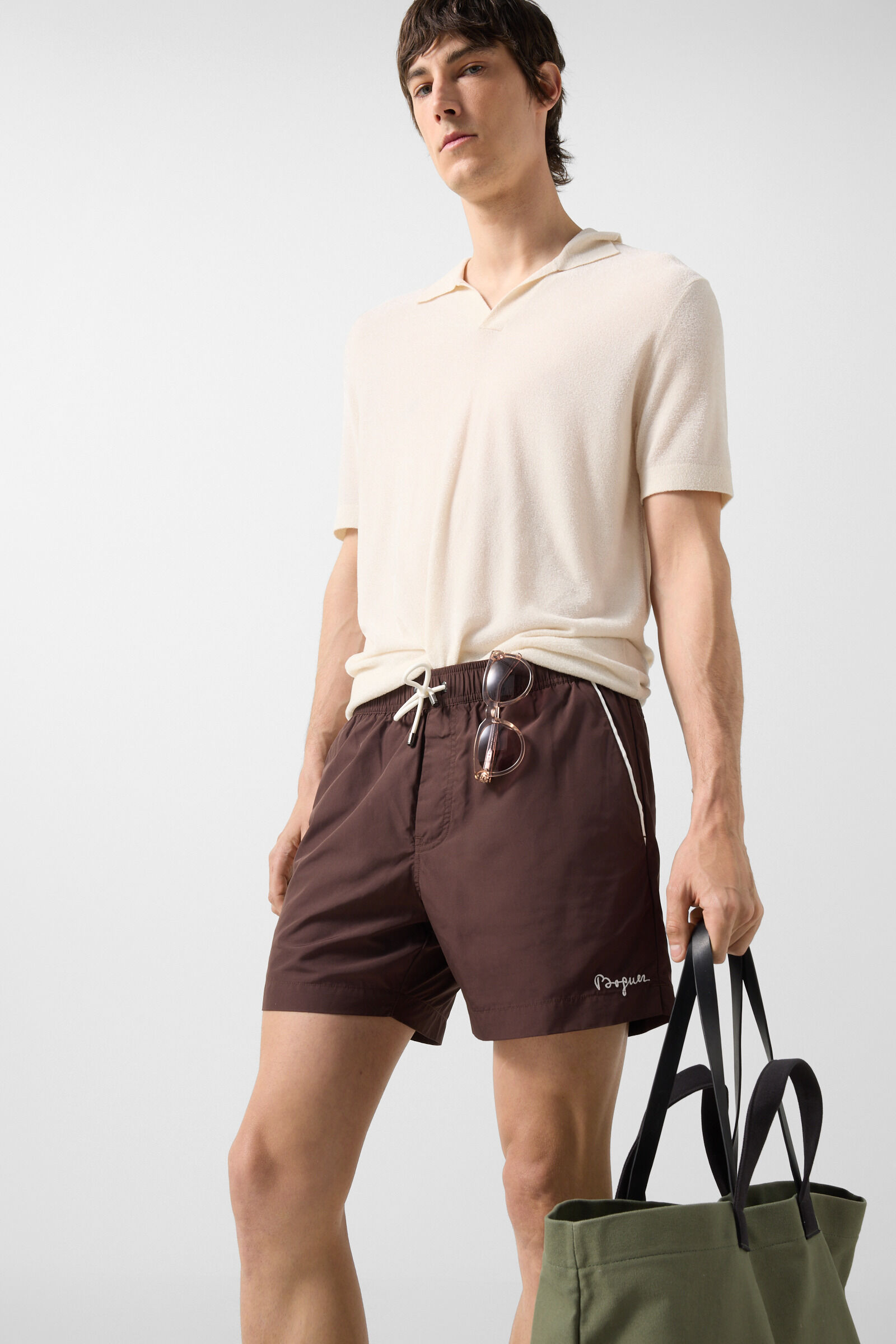 Paul swim trunks Dark brown