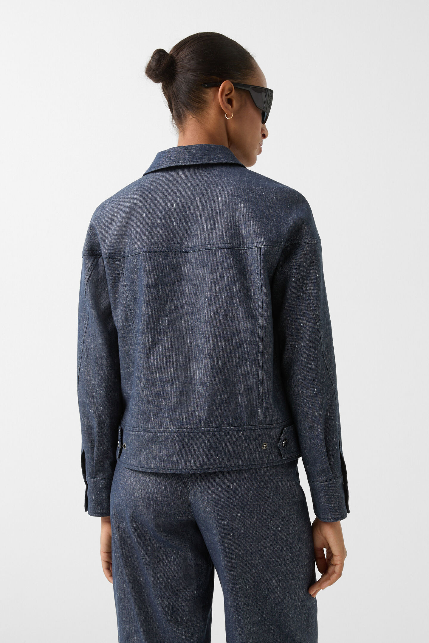 Jeansjacke Trudy Navy-Blau