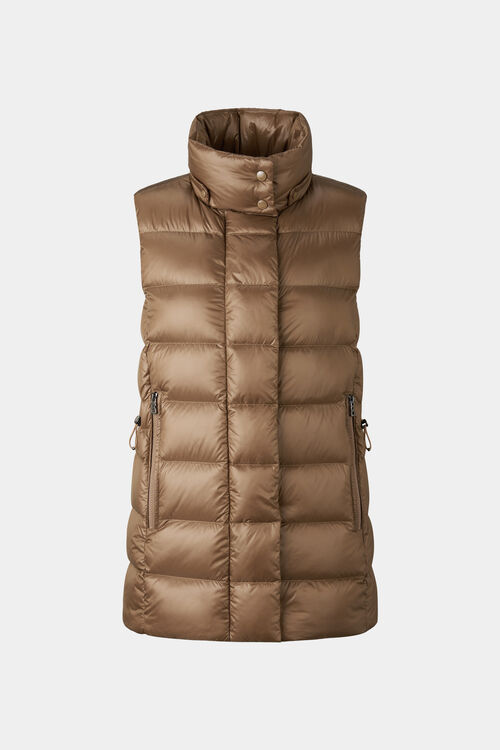 Daunenweste Liddy Camel