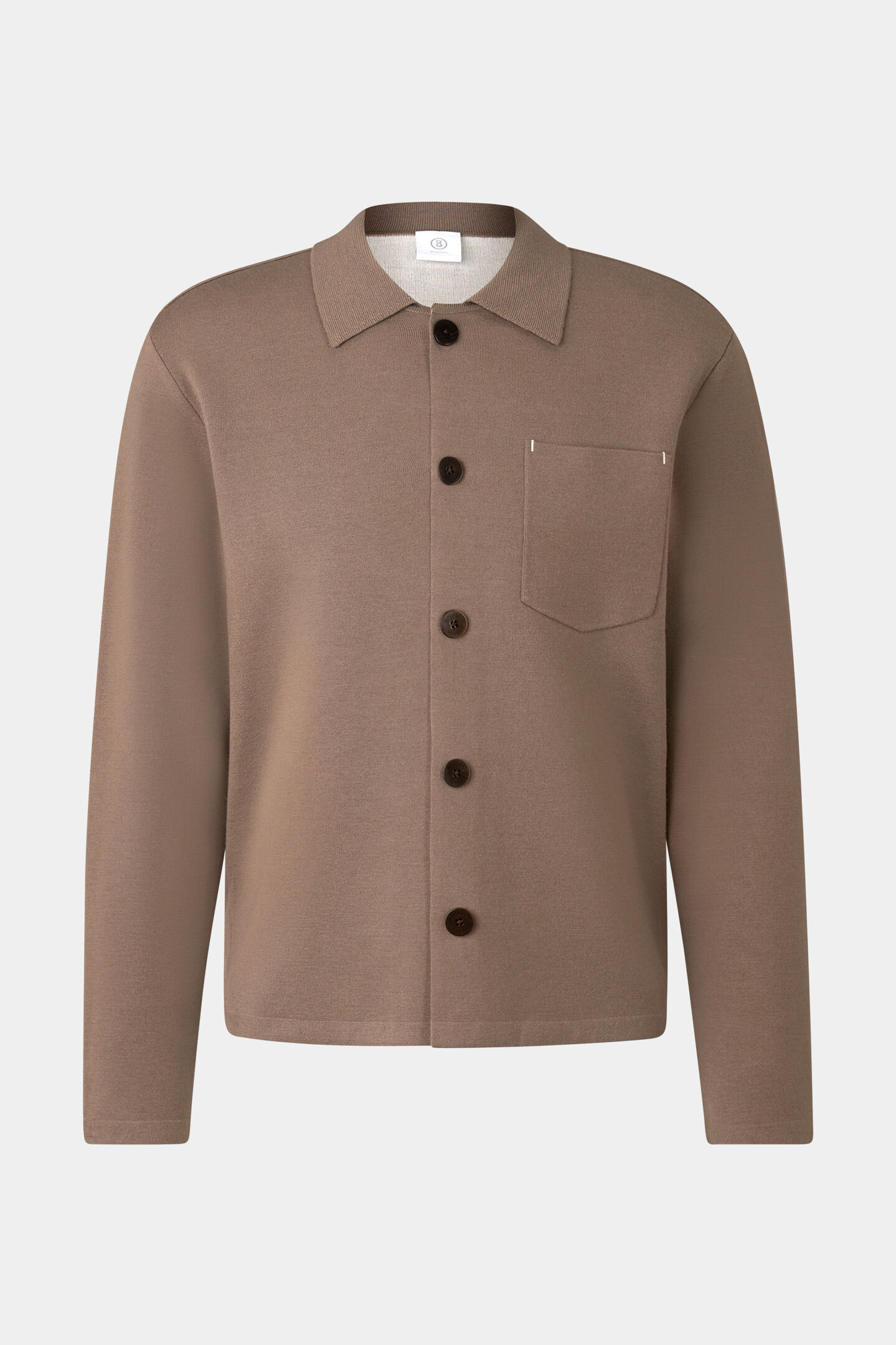 Olaf knit jacket Mud