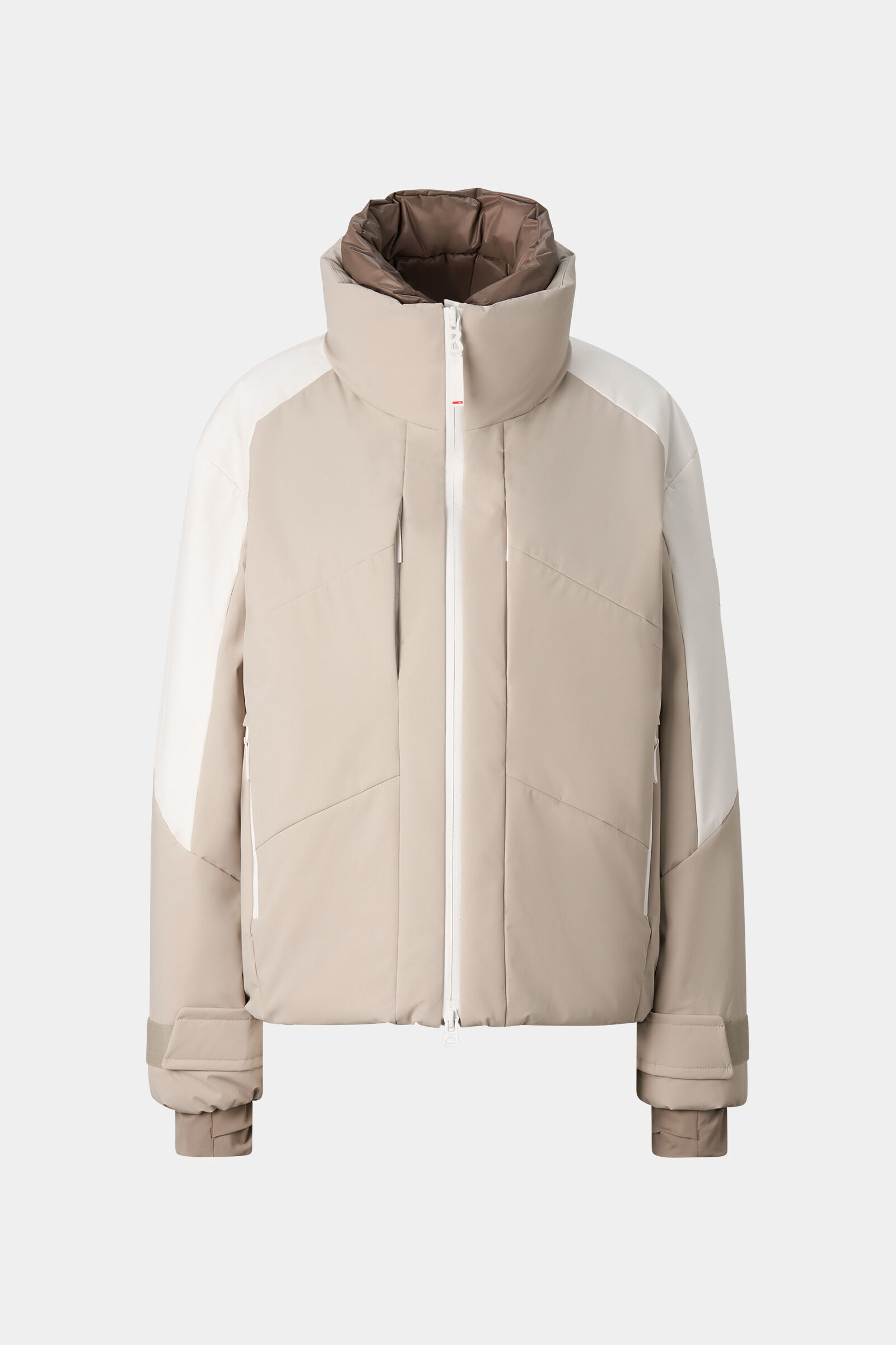Skijacke Sasha Beige/Off-White