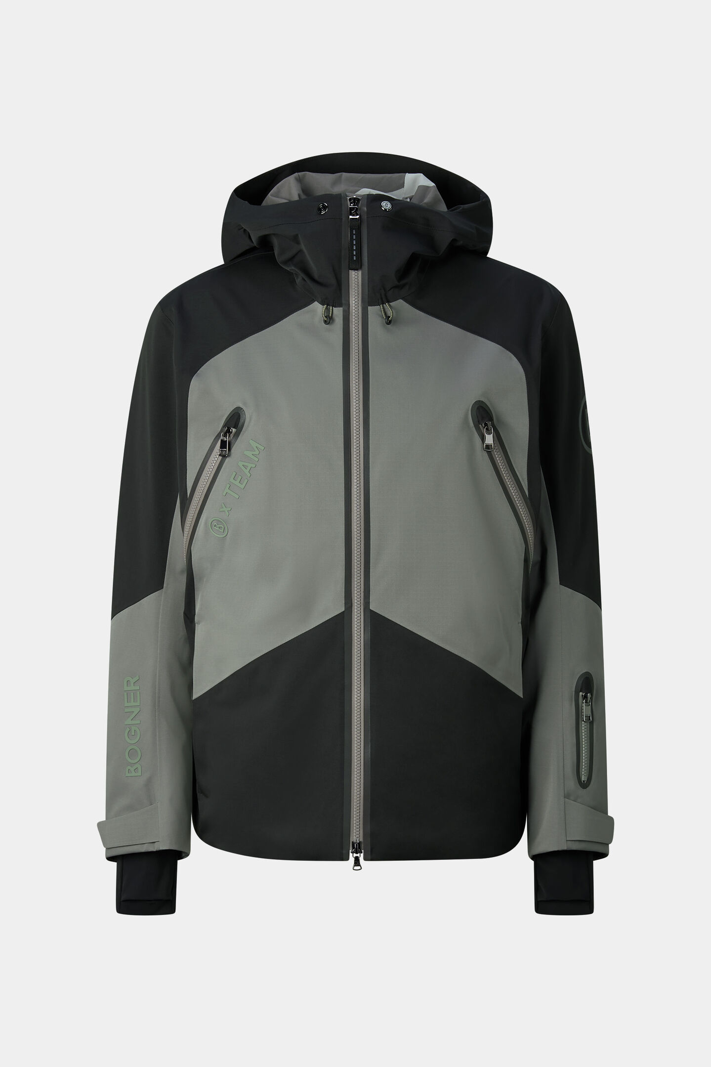 Jasper ski jacket Sage Grey/Black