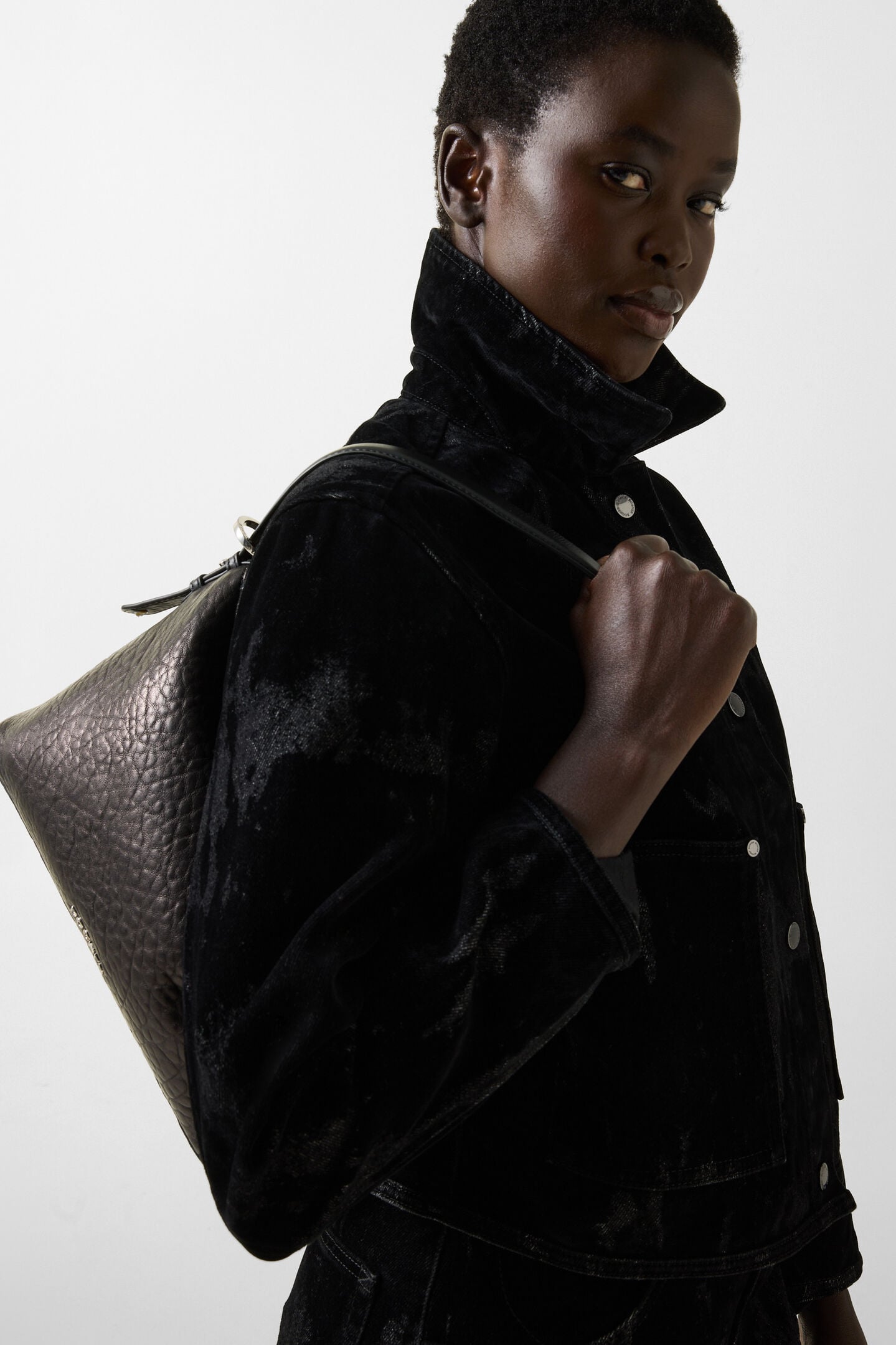 Lore Denim Jacket Black