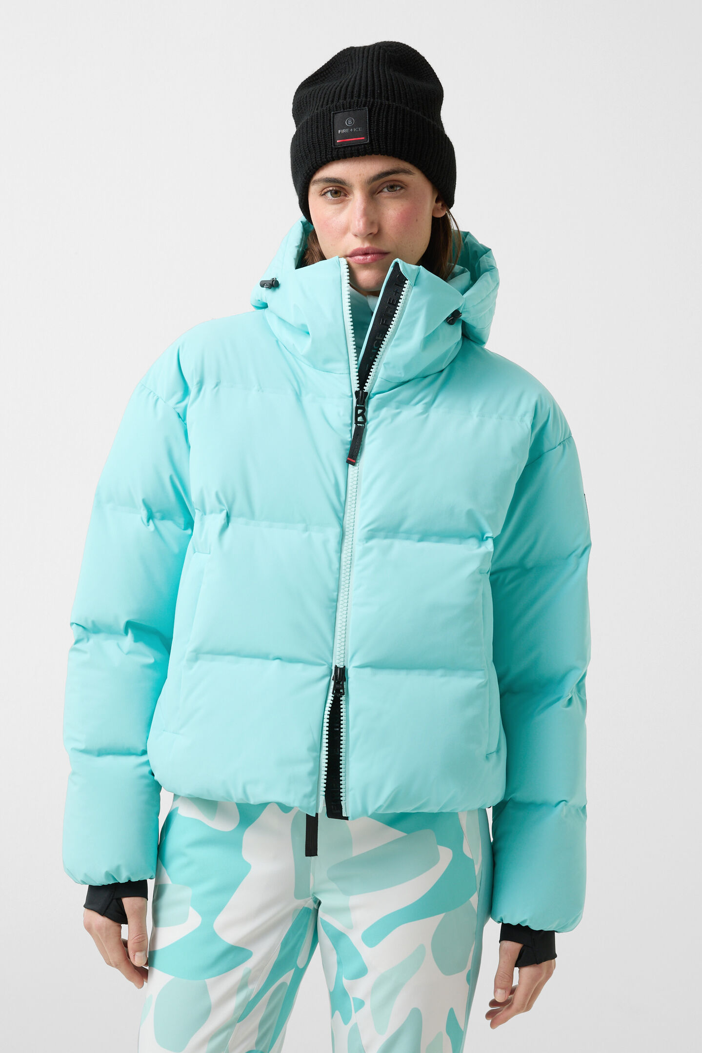 Neila down ski jacket Ice blue
