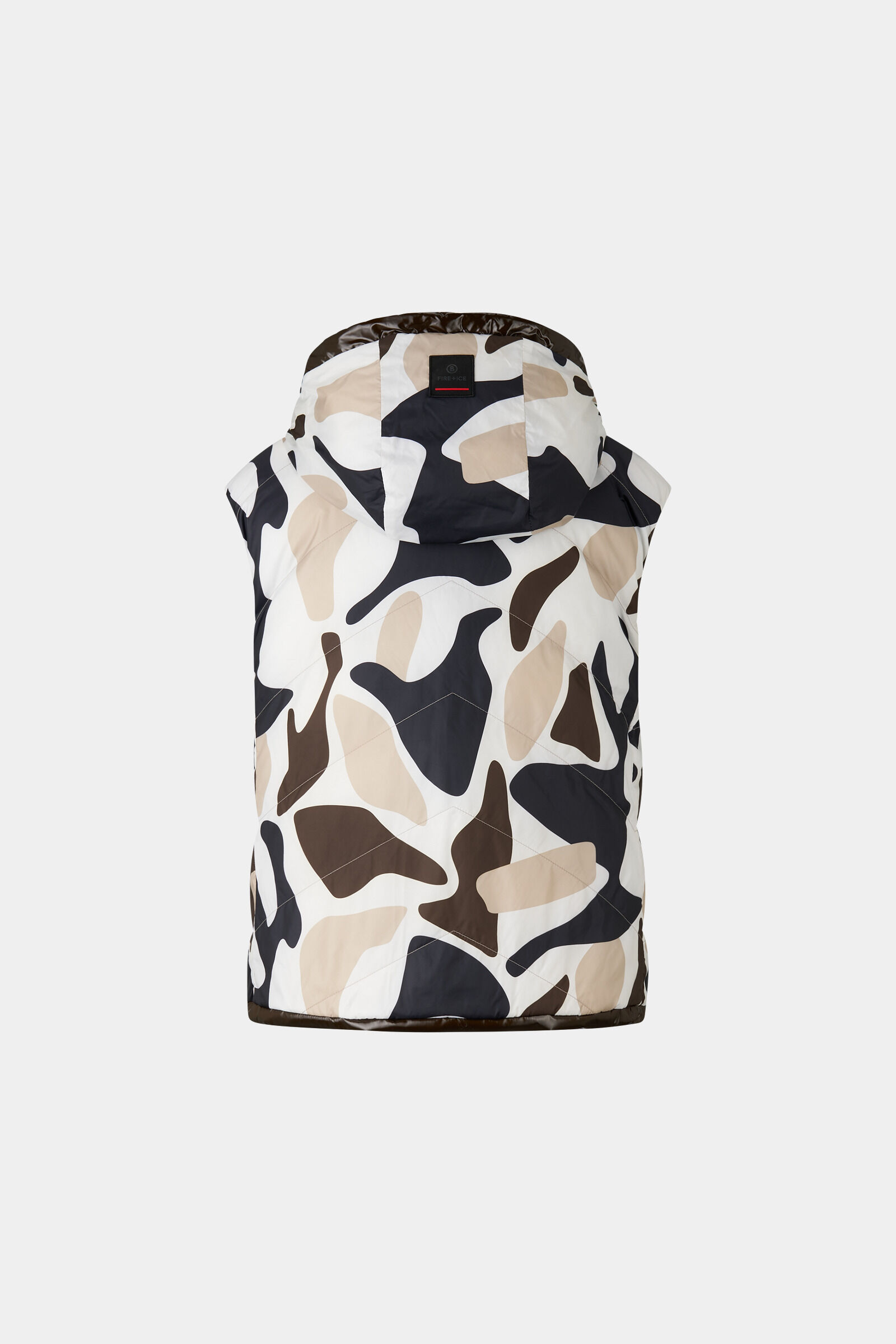 Reversible quilted waistcoat Namilia Chocolate