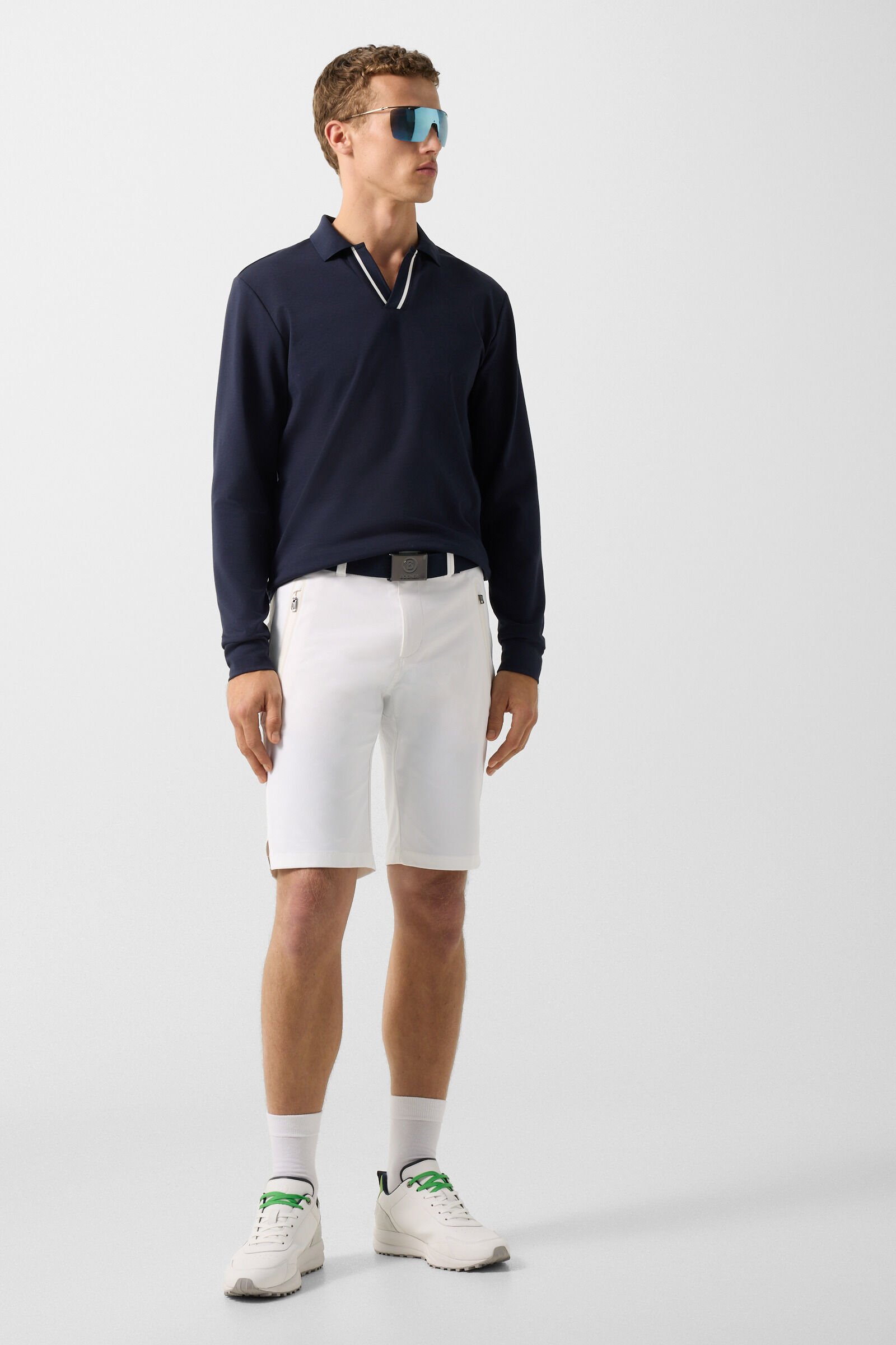 Cajus polo sweatshirt Navy blue