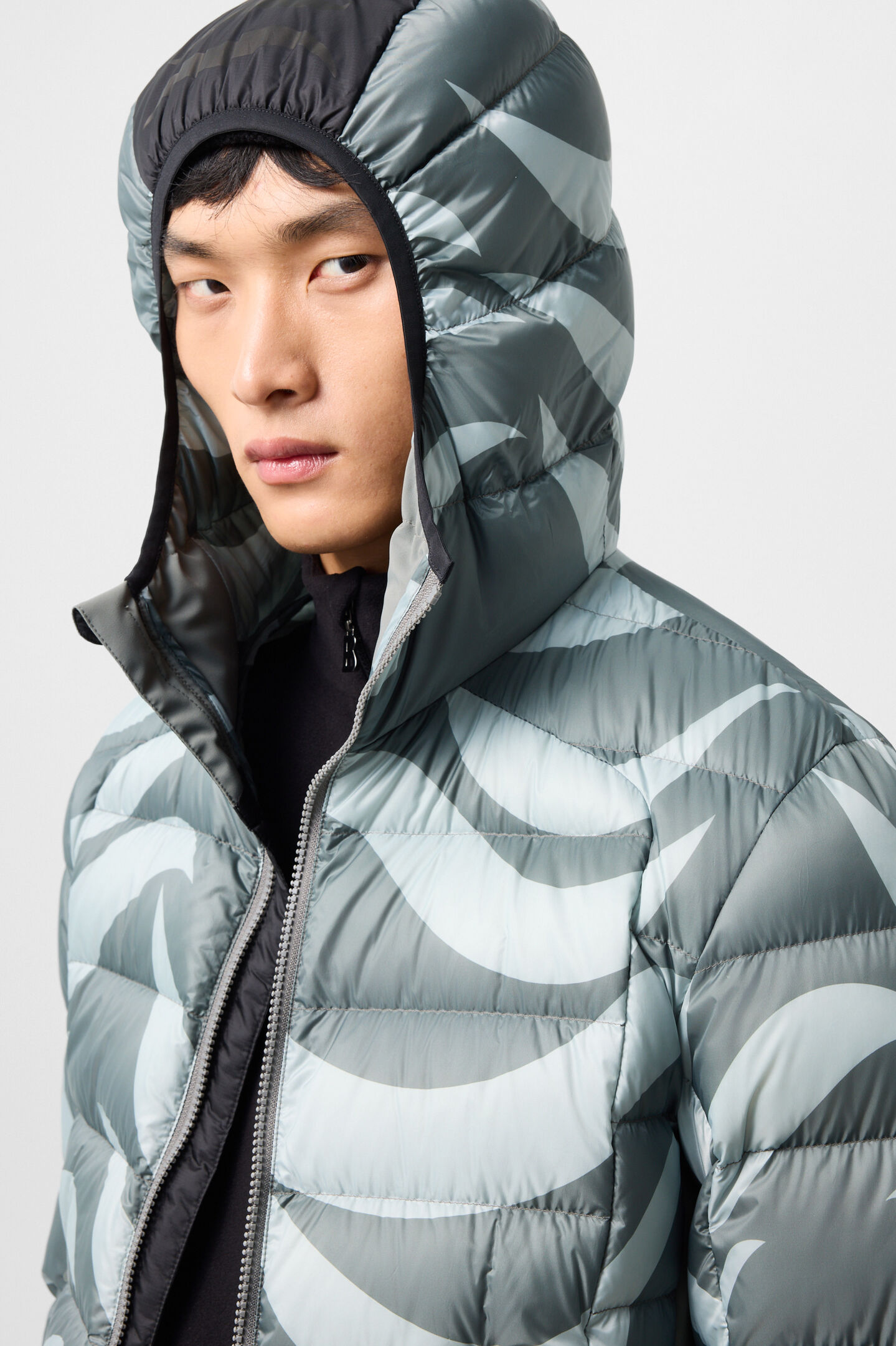 Jarne mid-layer down jacket Sage Grey