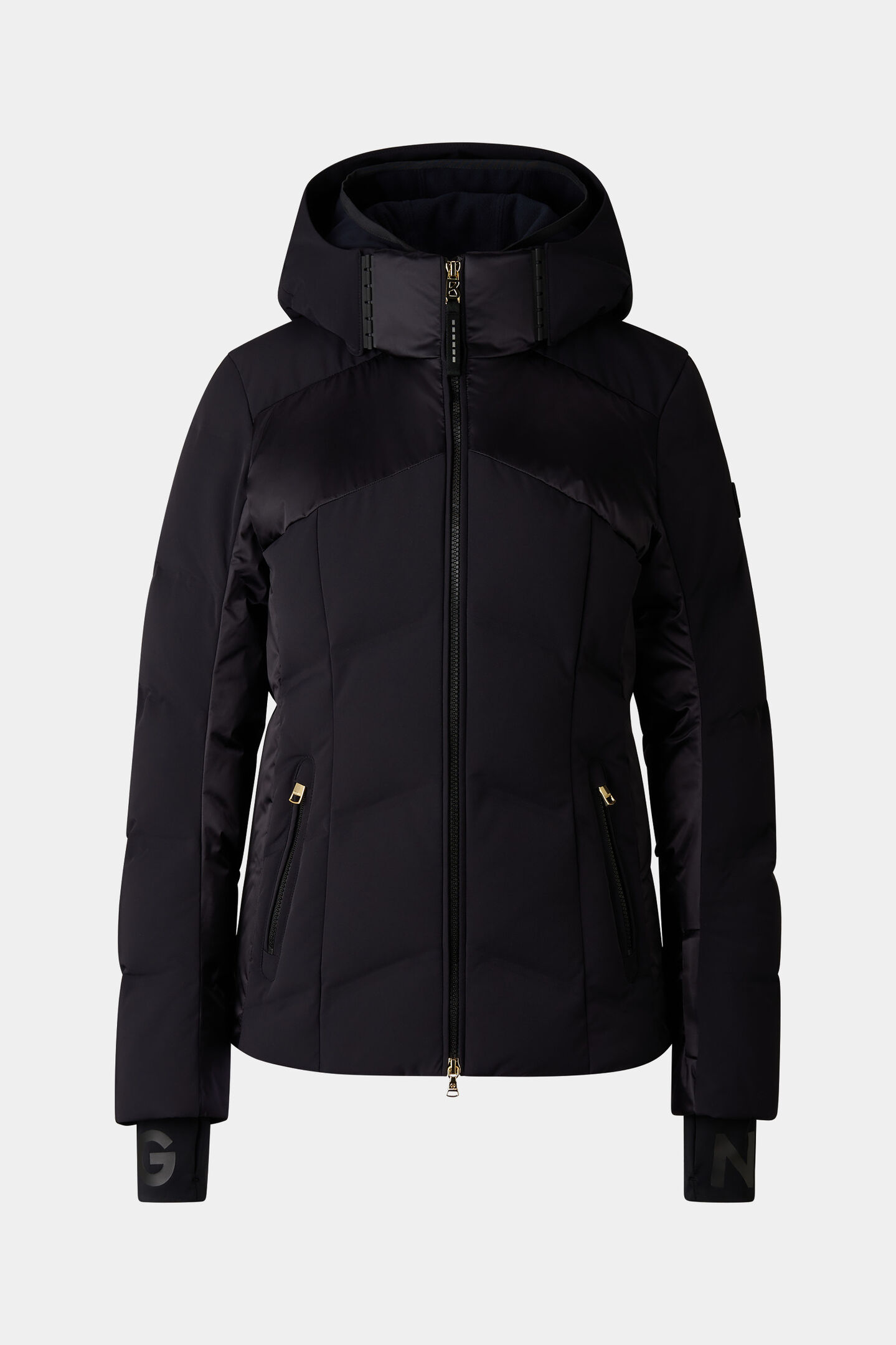 Delin down ski jacket Black