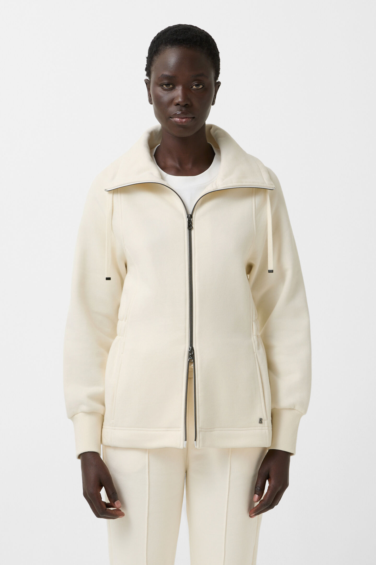 Carlita jersey jacket Cream
