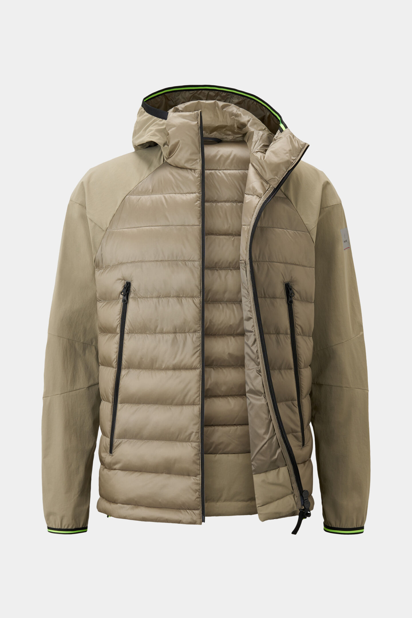 Hybrid-Steppjacke Kegan Dunkelbeige