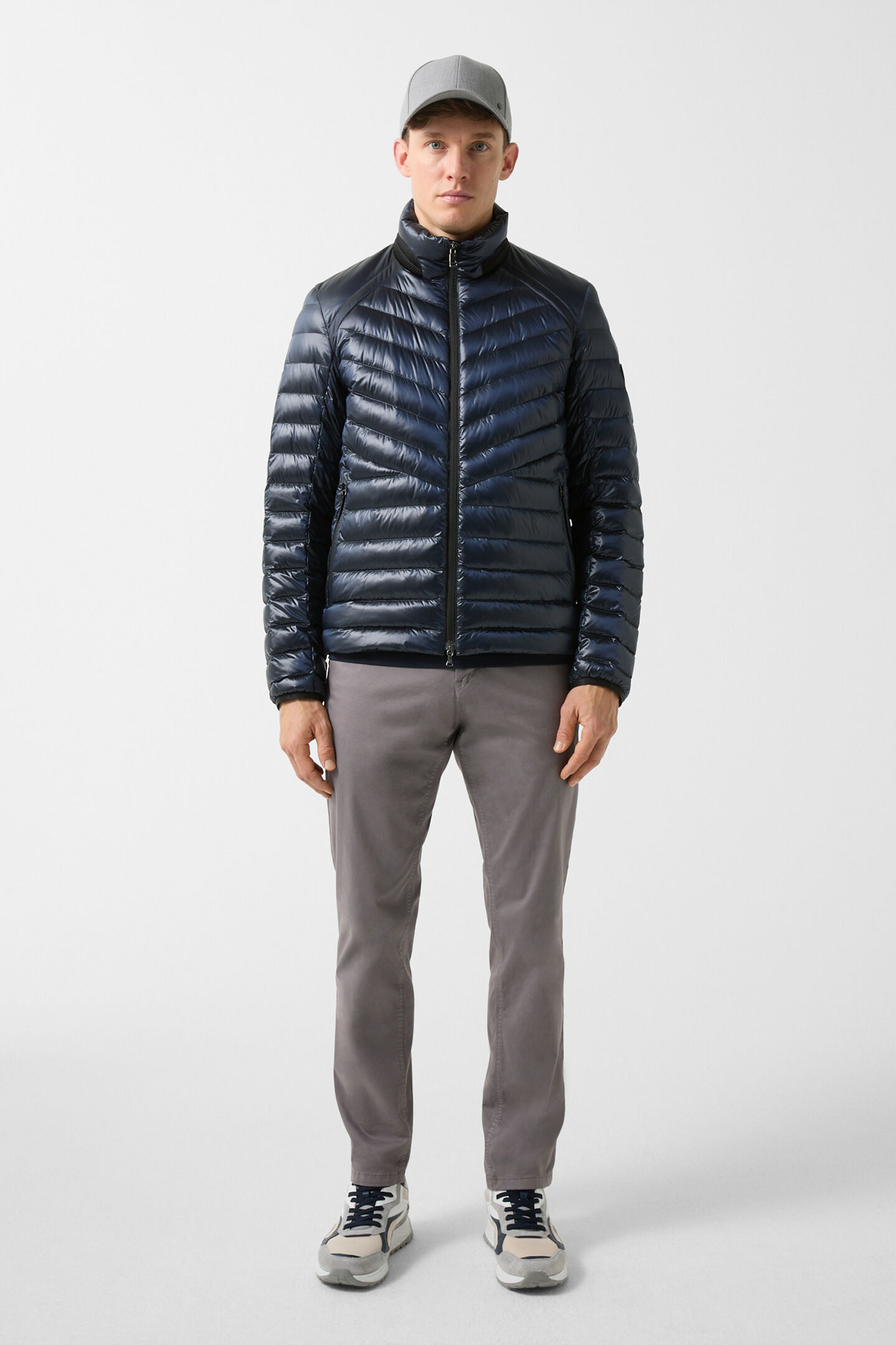 Liman Lightweight down jacket Dark blue