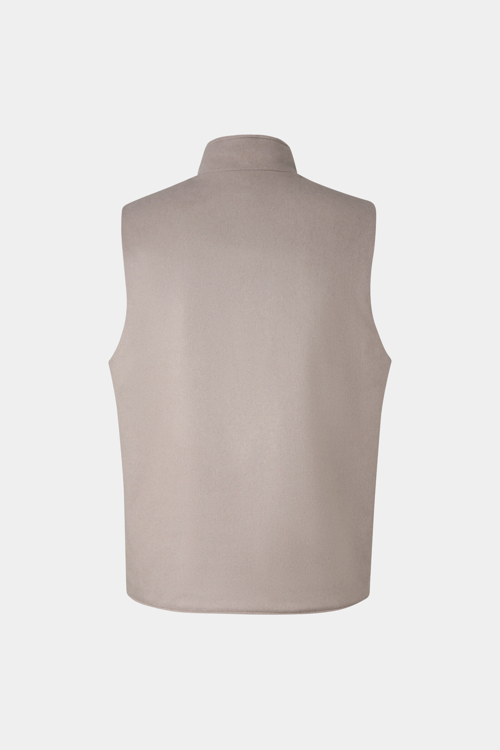 Cashmere waistcoat Nero Greige