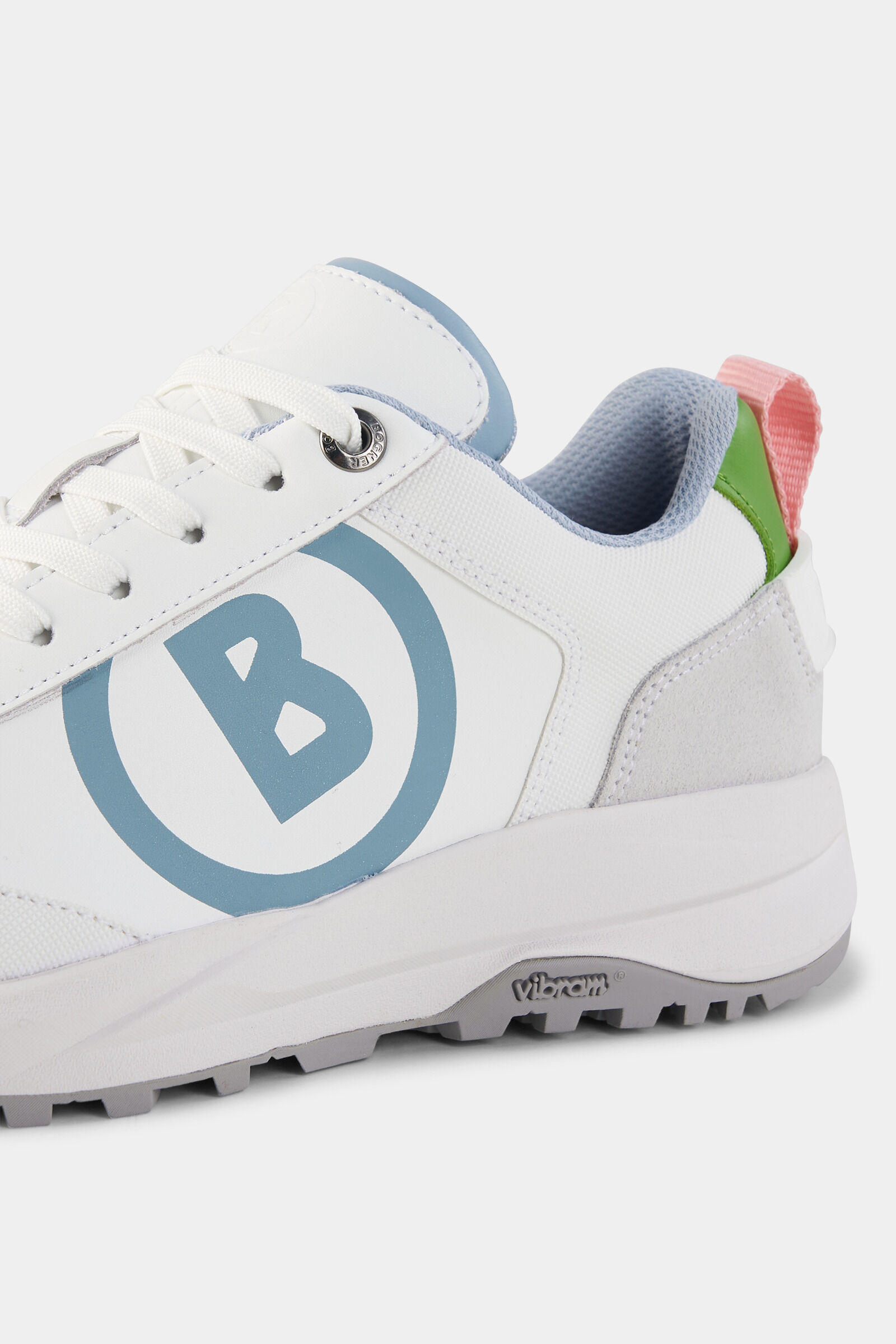 Golf sneaker White/blue/green