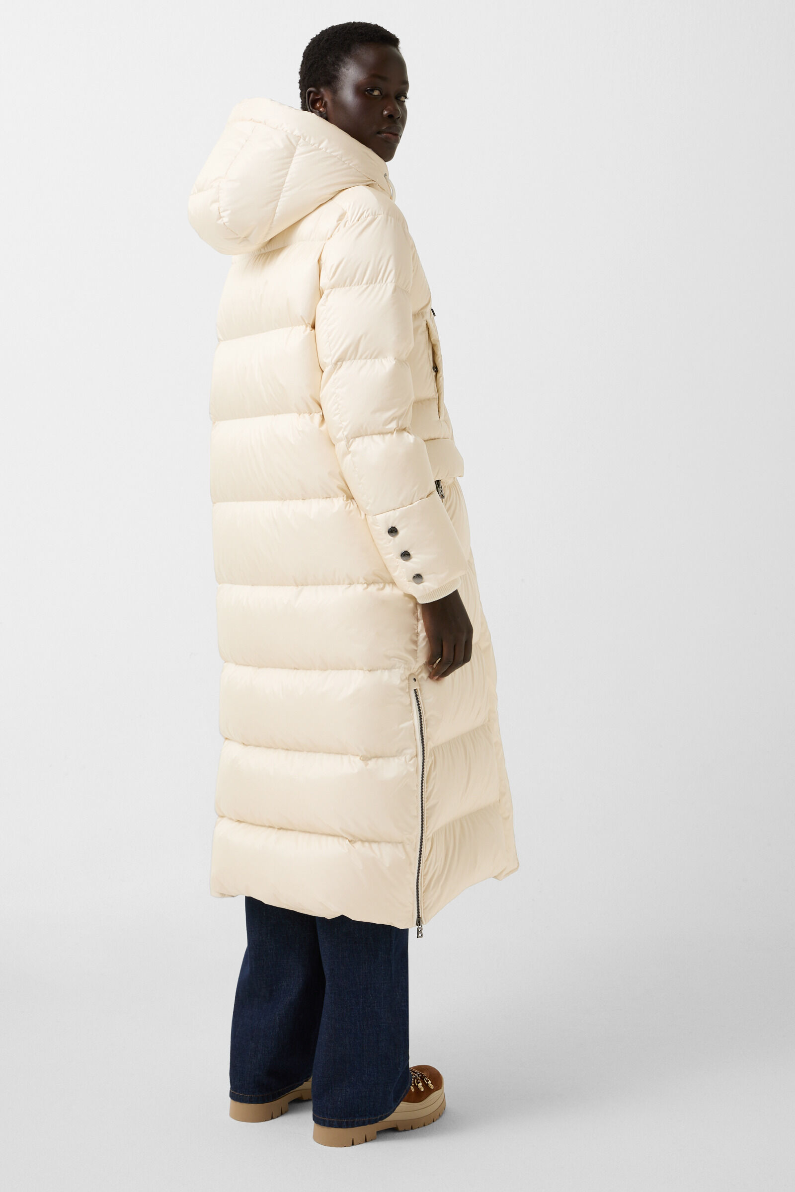 Daunenmantel Jonna Creme