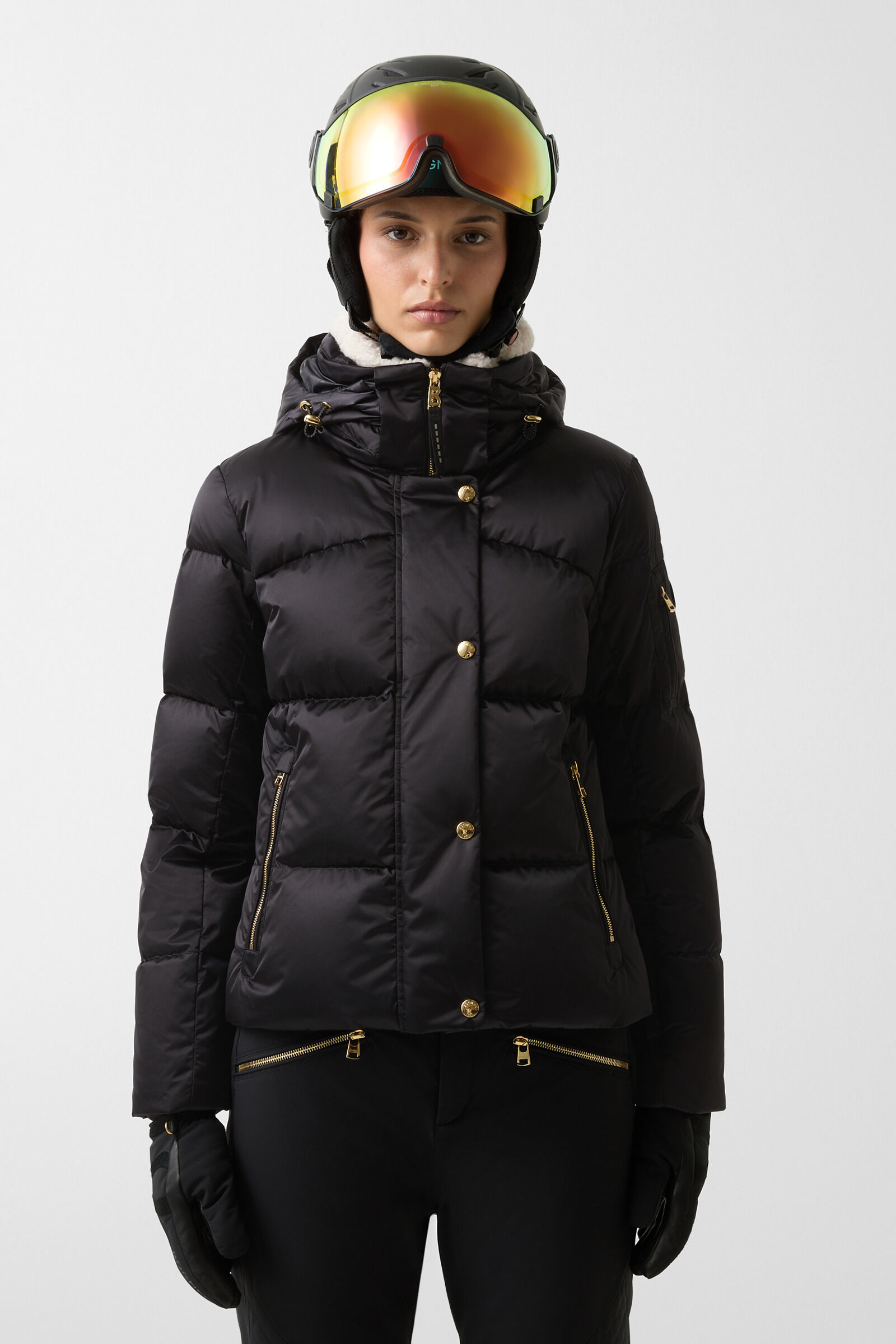 Hella down ski jacket Black