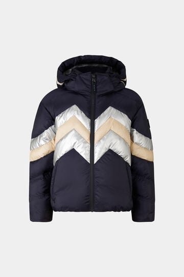 Doudoune de ski pour enfants Maddy Bleu marine/argent/beige Doudoune de ski pour enfants Maddy Bleu marine/argent/beige