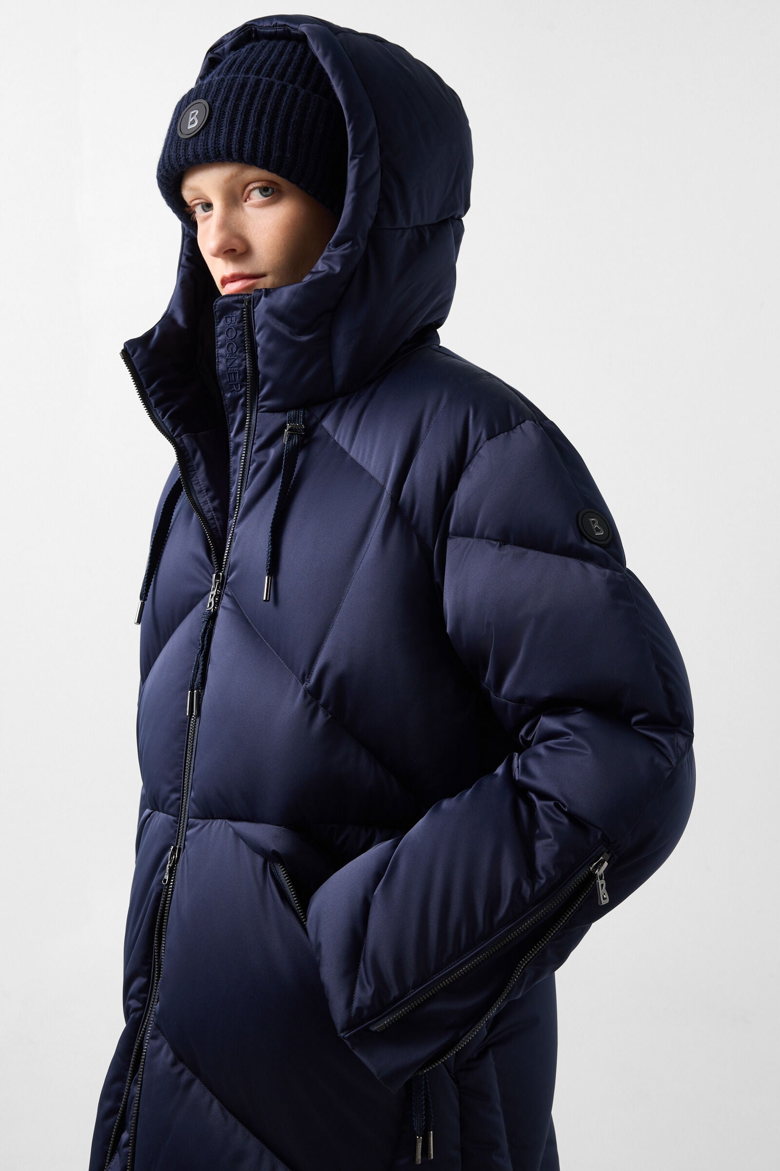 Glenda Down Parka Navy