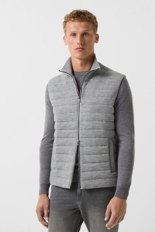 Lavin knitted waistcoat Light grey
