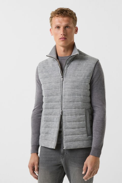 Gebreid gilet Lavin Lichtgrijs Gebreid gilet Lavin Lichtgrijs
