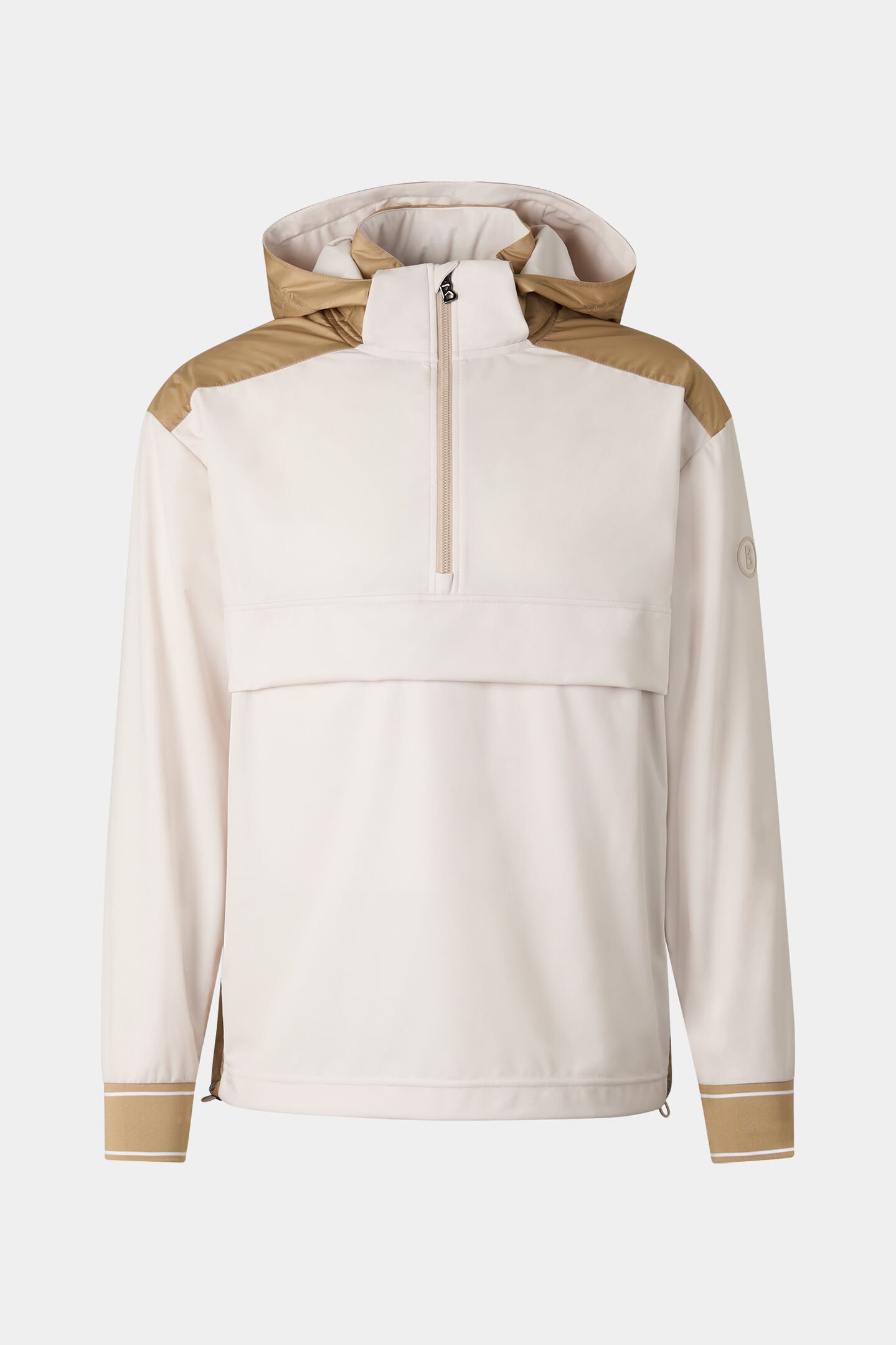 Cagri lichtgewicht jas Cr&egrave;me/karamel