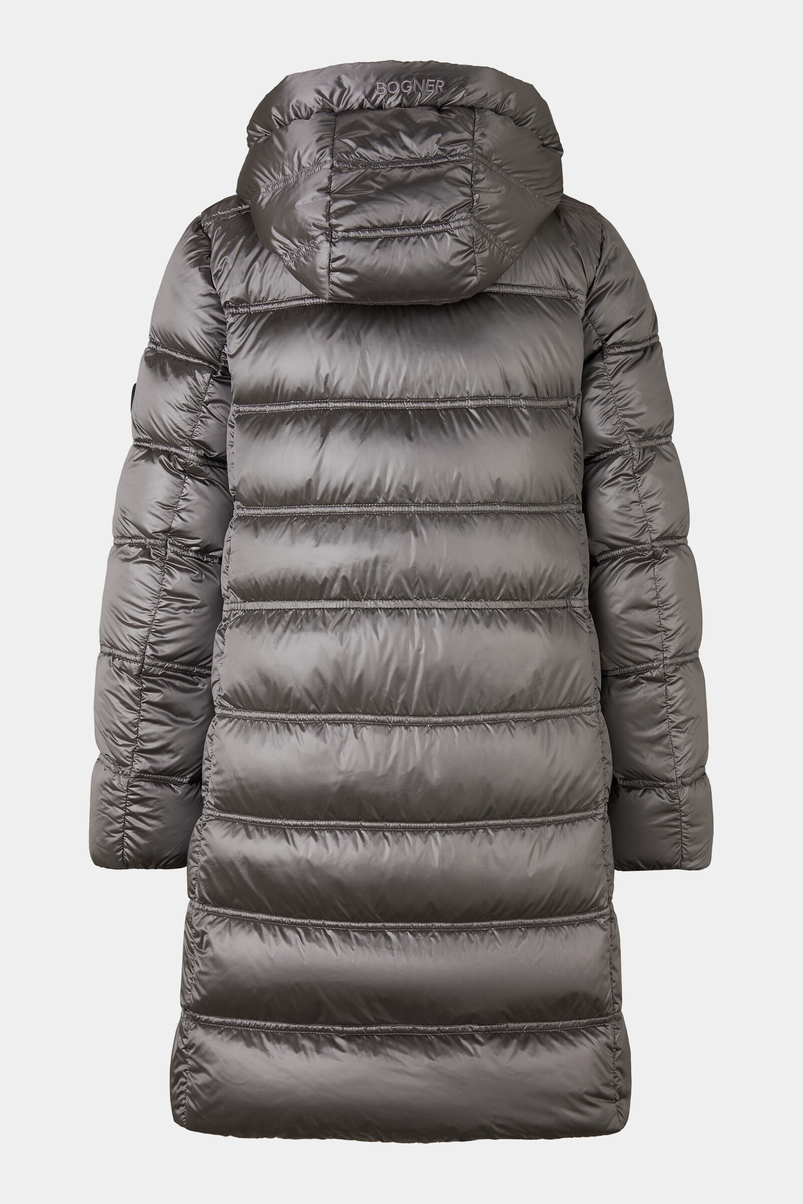 Daunen-Kurzmantel Lynn Grau