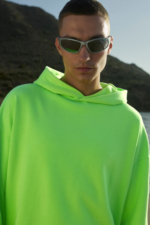 Hoodie Ilay Neon green