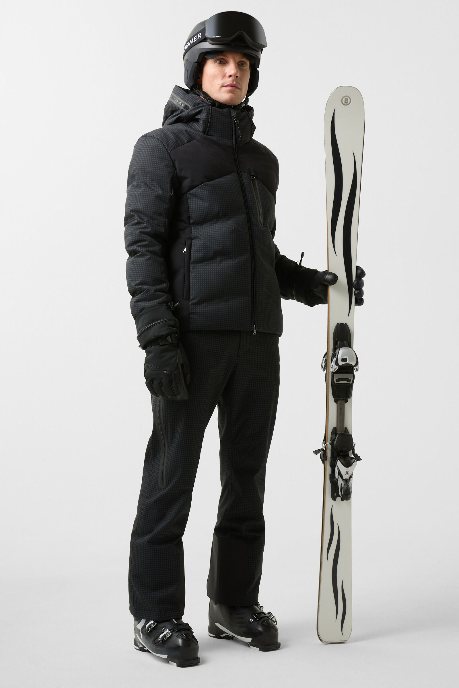 Mens grey ski trousers deals