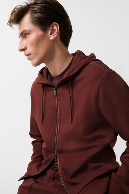 Steven jersey jacket Wine red