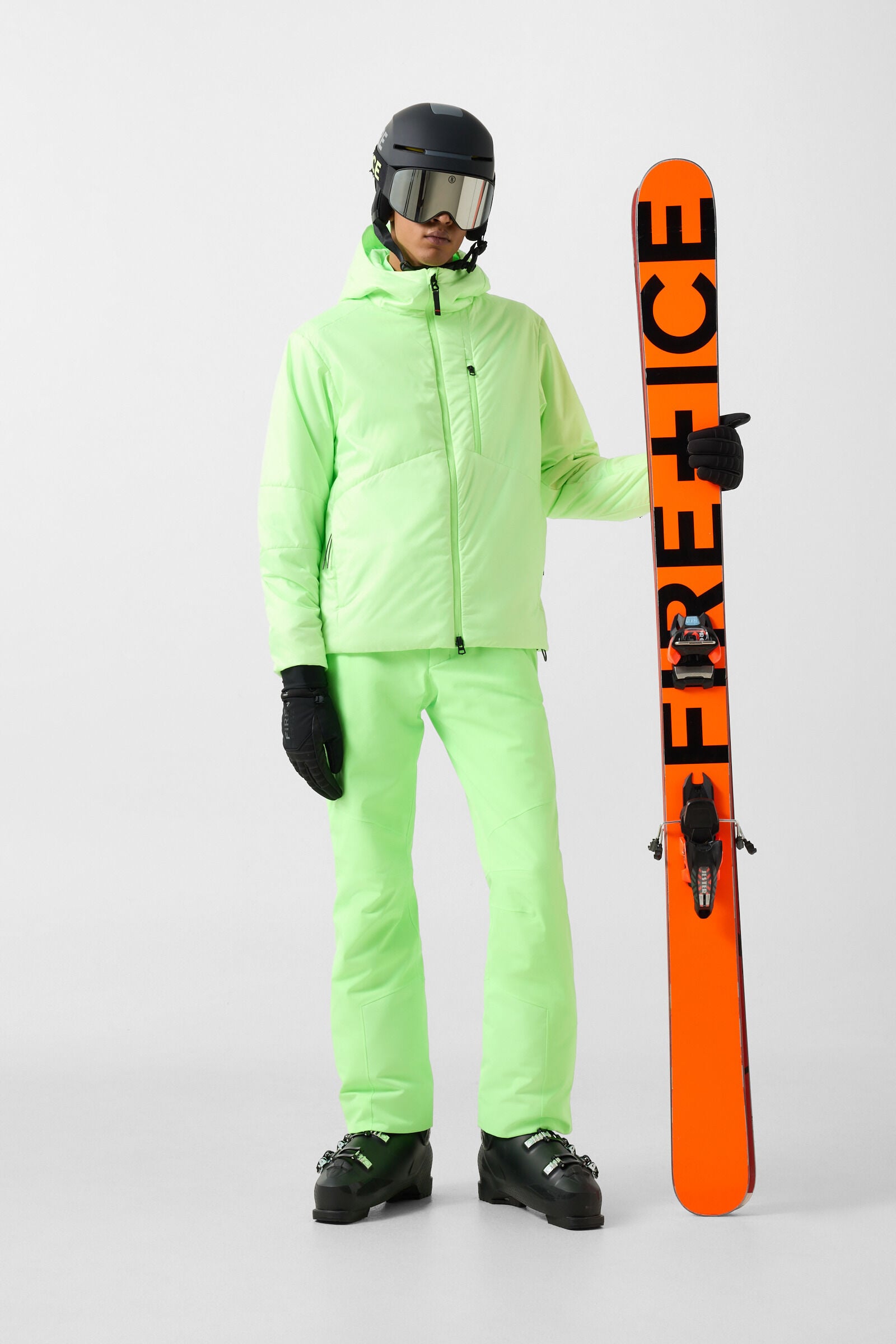 Yago ski jacket Neon green