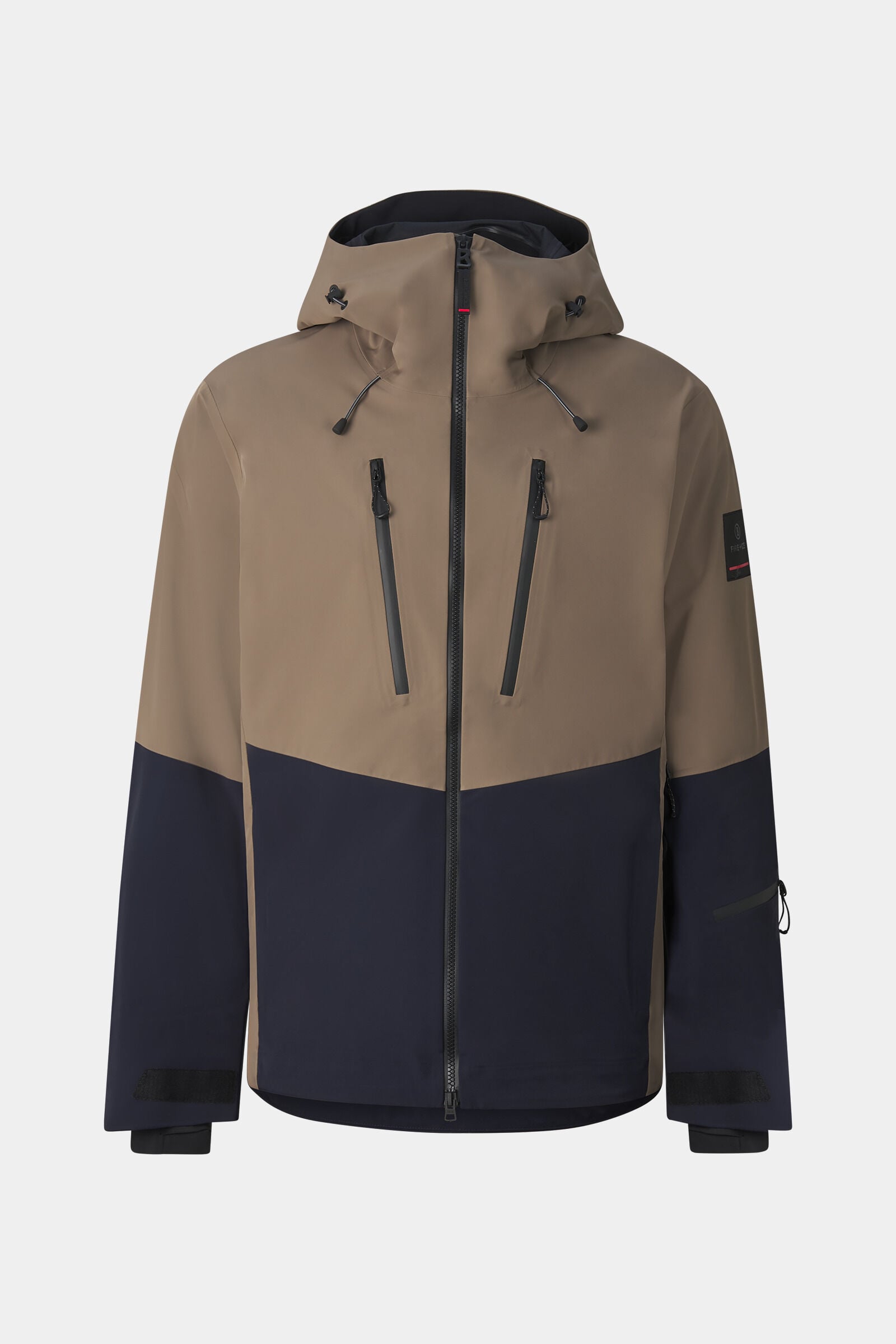 Piaro ski jacket Taupe/Navy