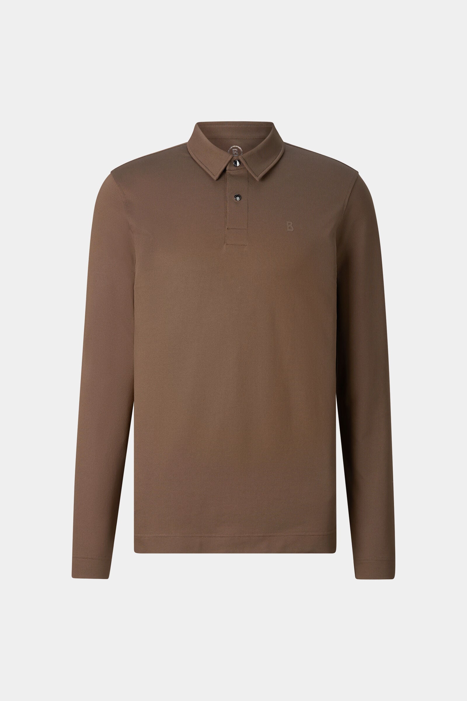 Timon polo long-sleeved top Brown