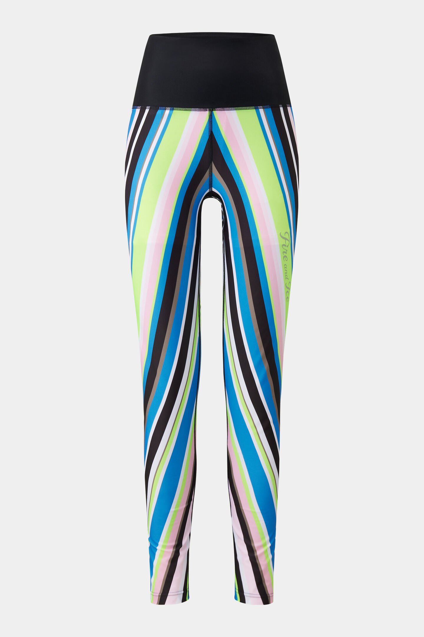 Tights Cherien Black/Blue/Lime