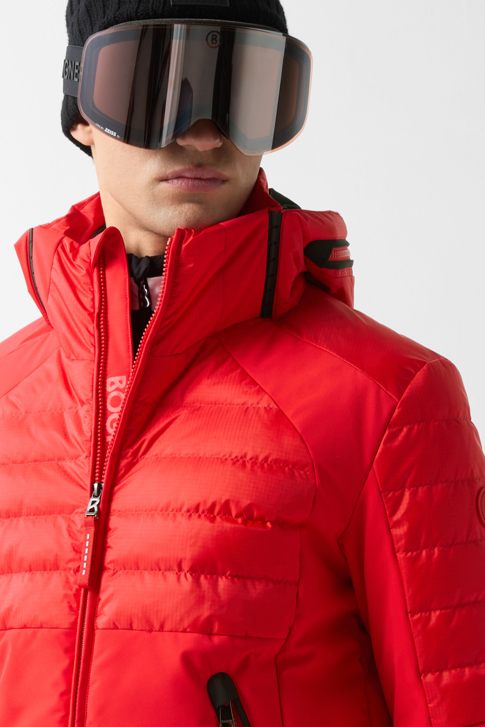 Henik down ski jacket Red