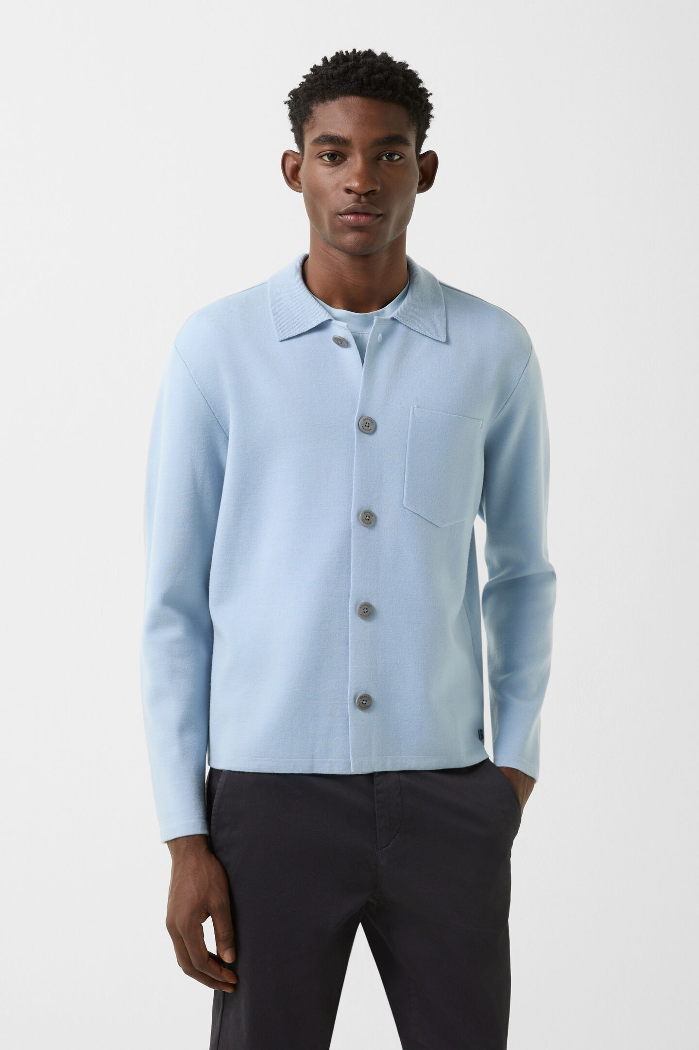 Strickjacke Olaf Hellblau