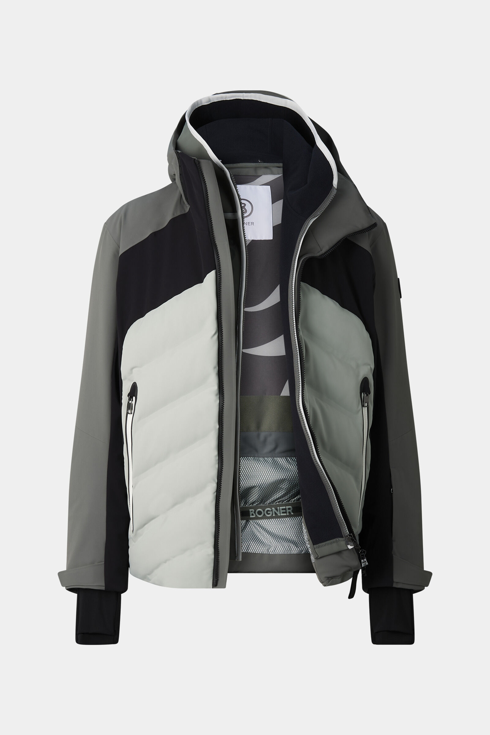 Veste de ski Bahri Kaki/Noir
