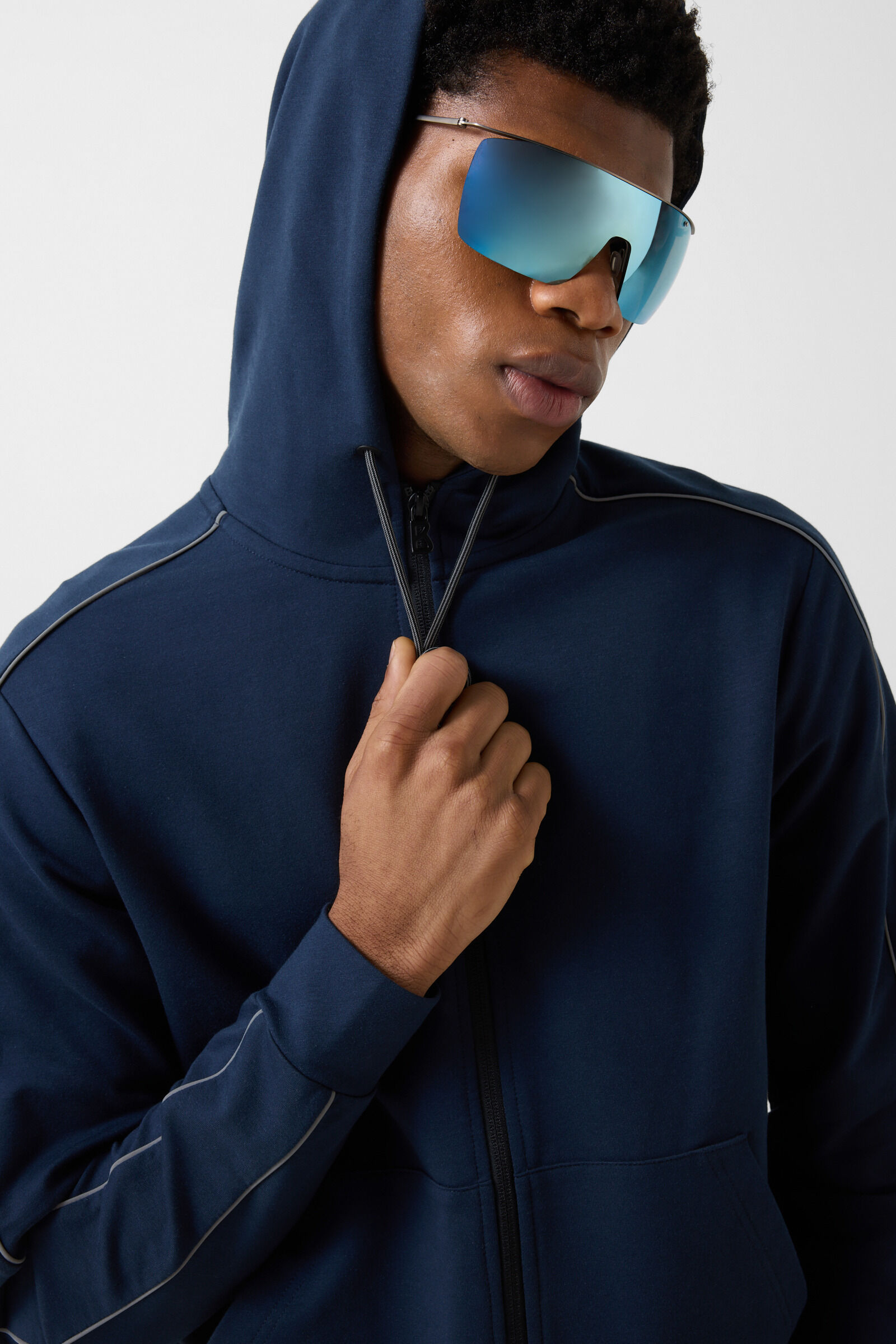 Uday jersey jacket Dark blue