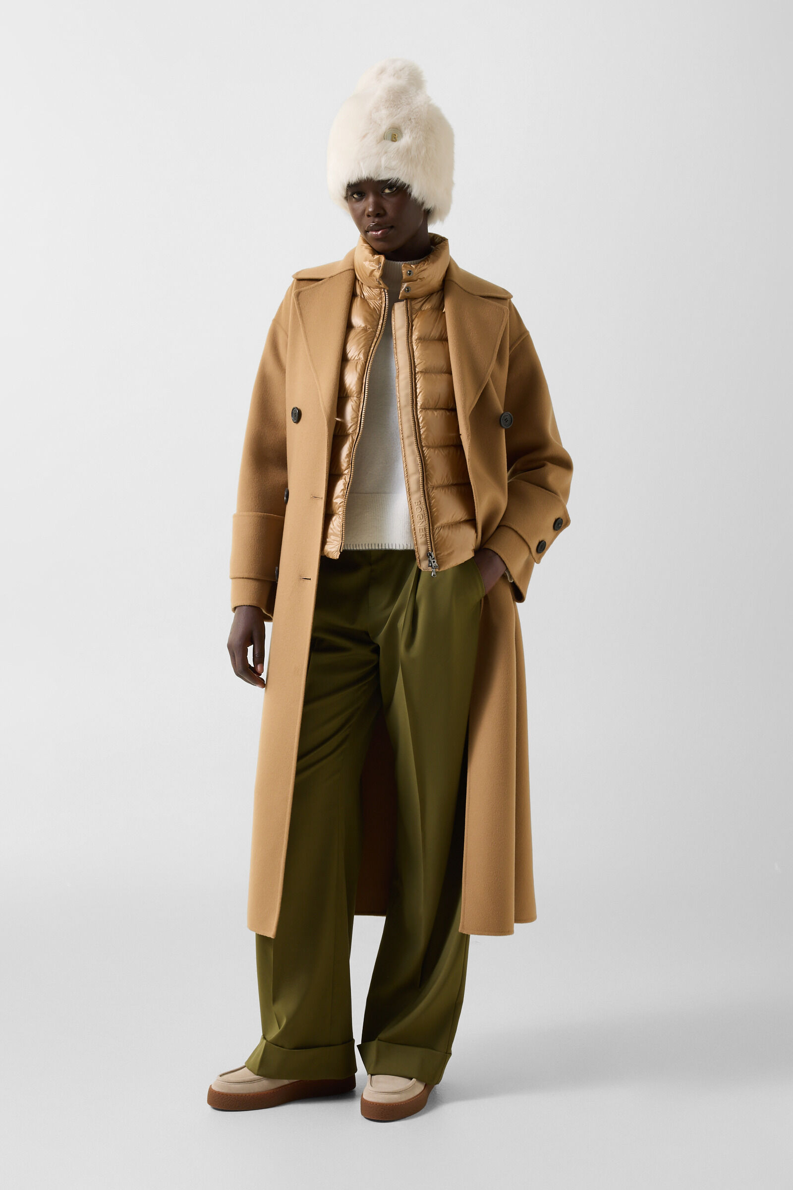 Doubleface Mantel Terese Camel