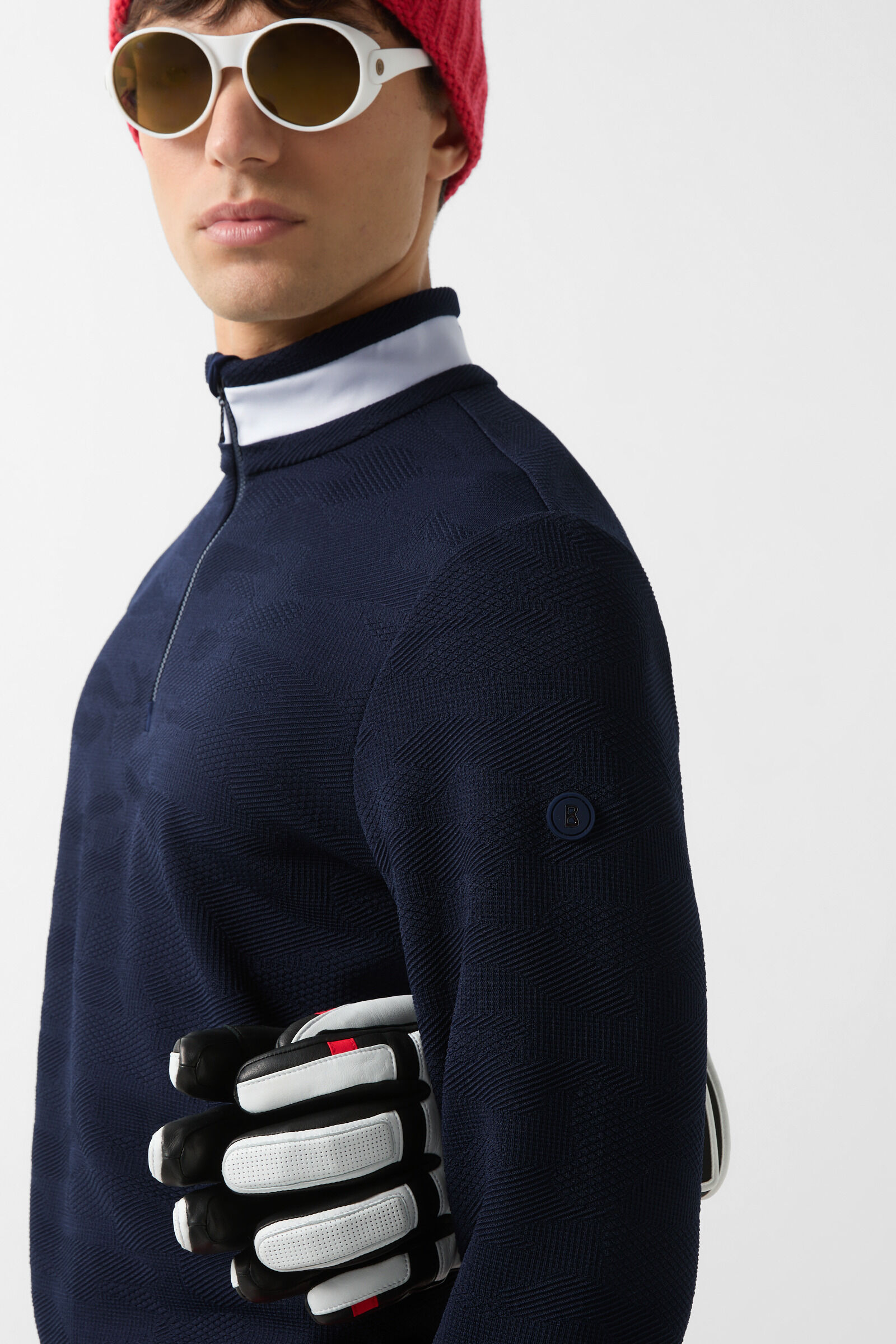 Jacquard first layer Joscha Navy blue