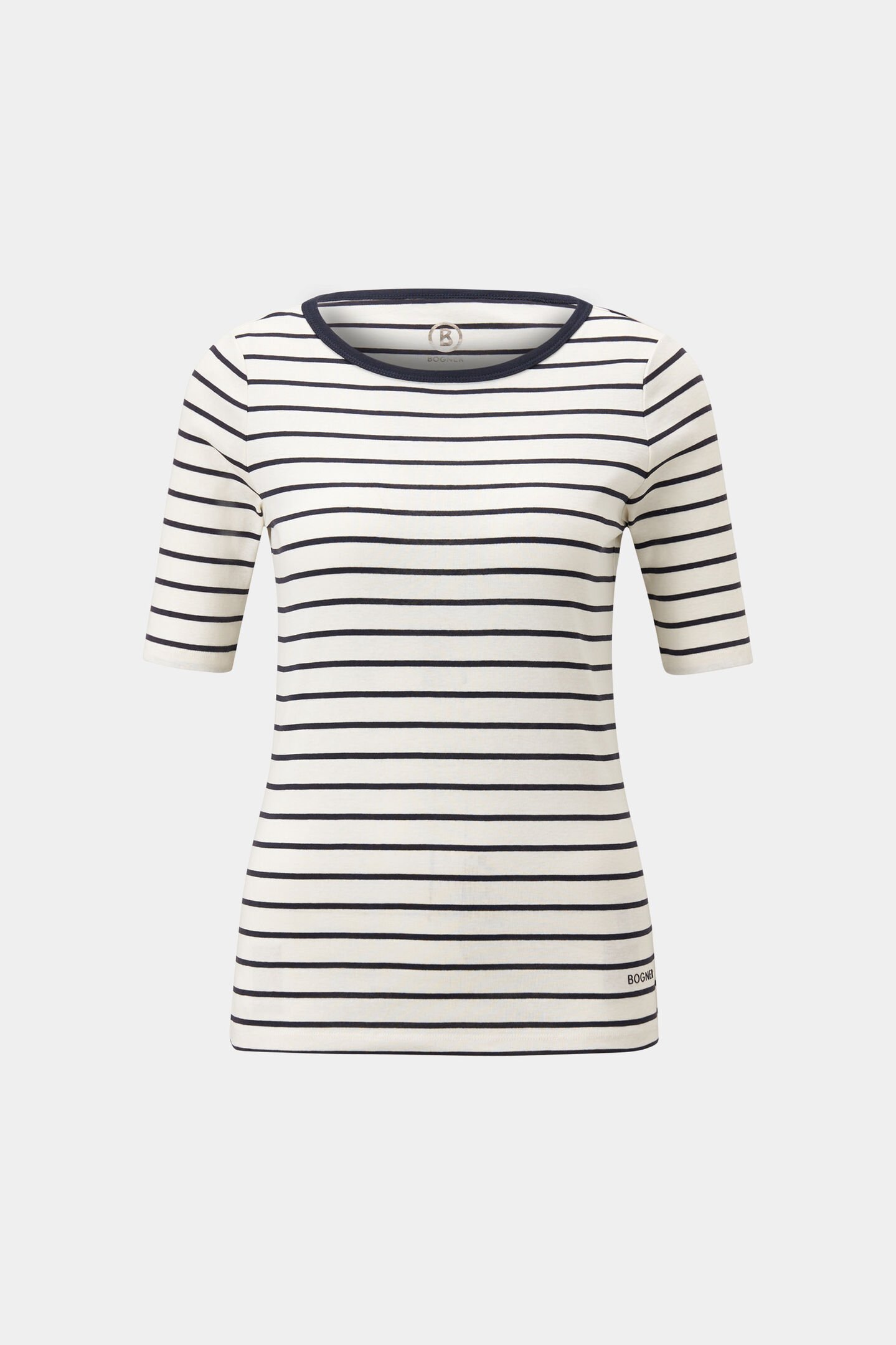 T-shirt Louna Off-white/navy blue